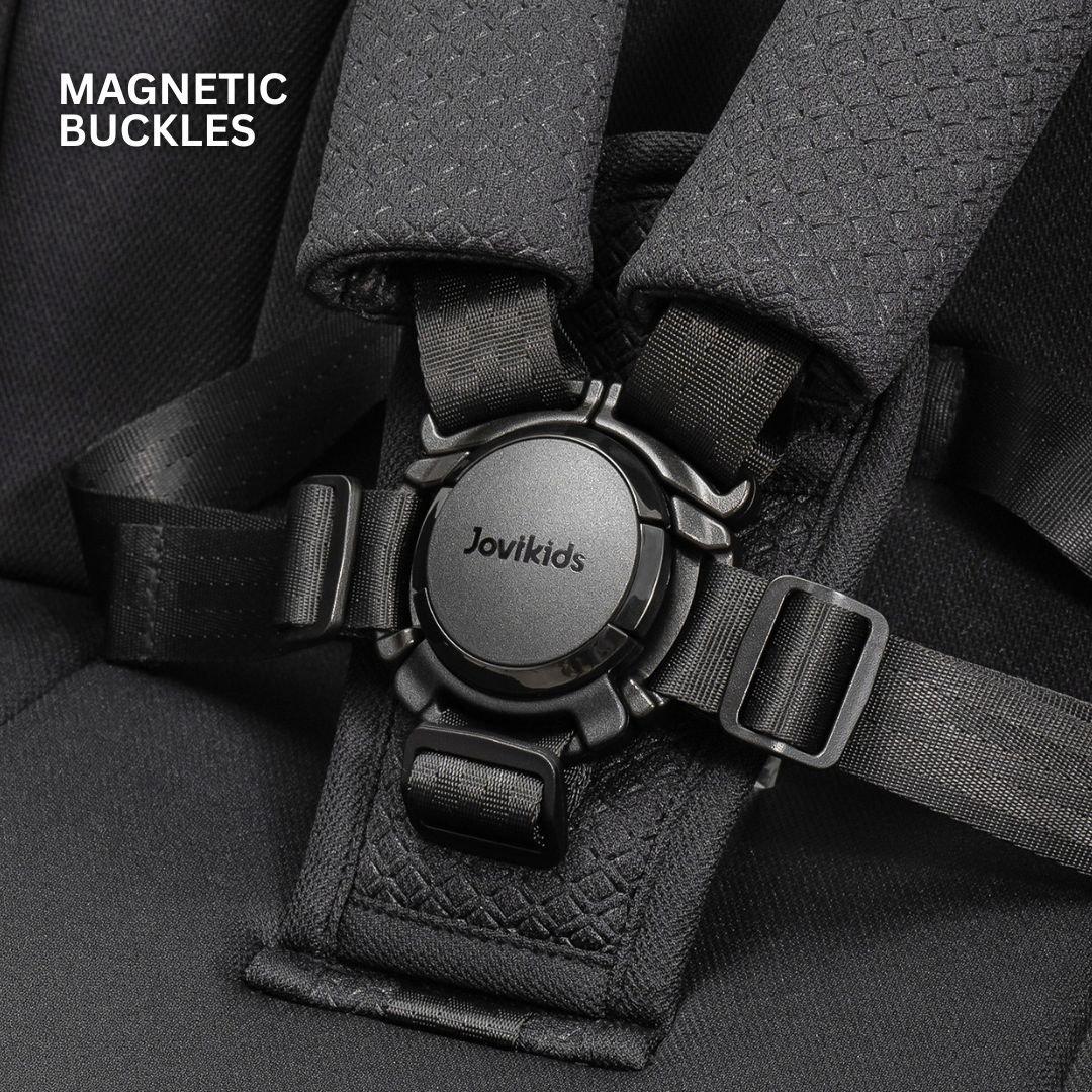 Urban Black - JoviKids - JoviKids Ayla Twin Stroller - Urban Black - 7