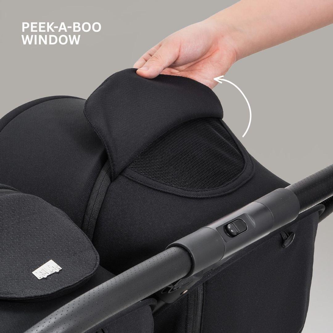 Urban Black - JoviKids - JoviKids Ayla Twin Stroller - Urban Black - 9