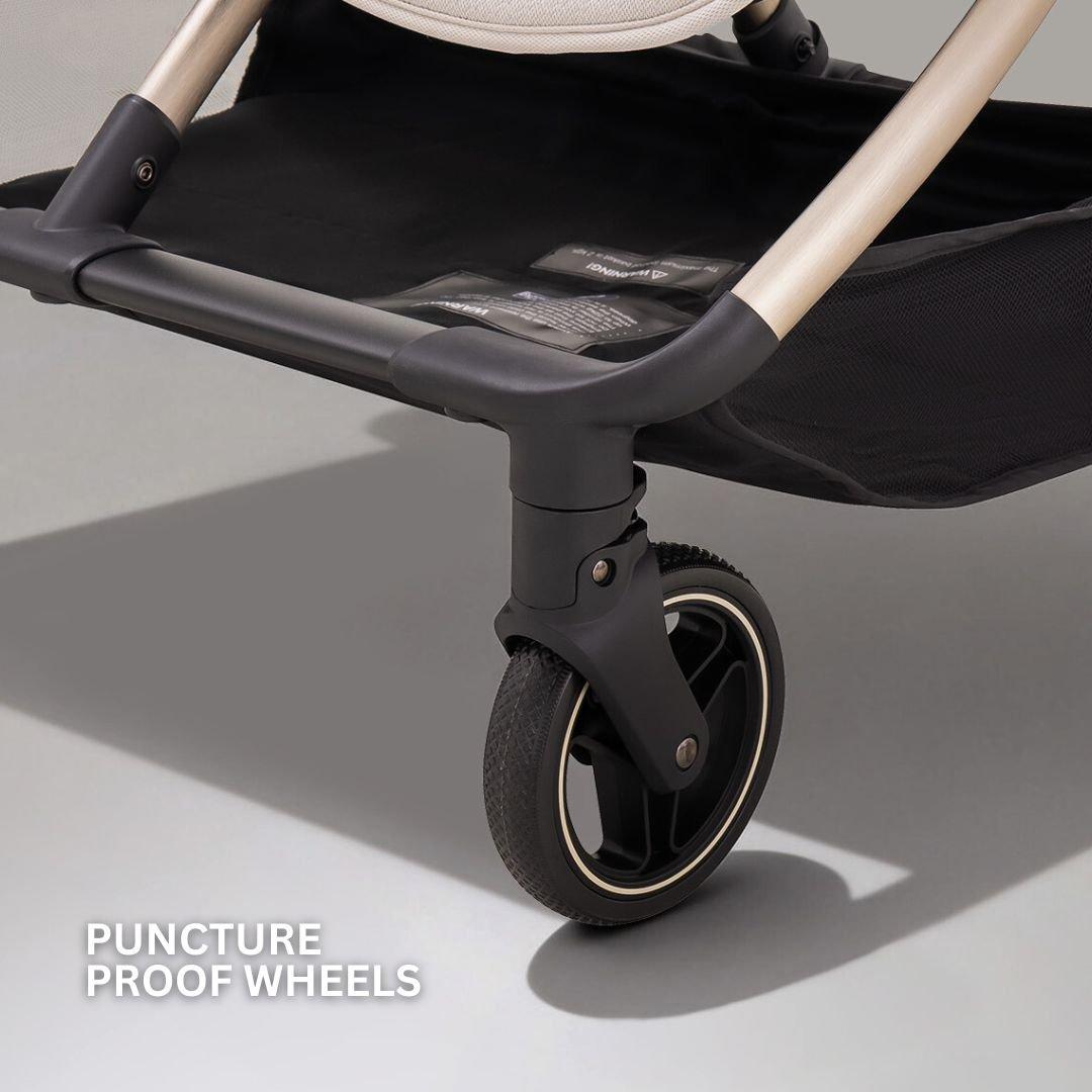 Dawn Beige - JoviKids - JoviKids Ayla Twin Stroller - Dawn Beige - 13