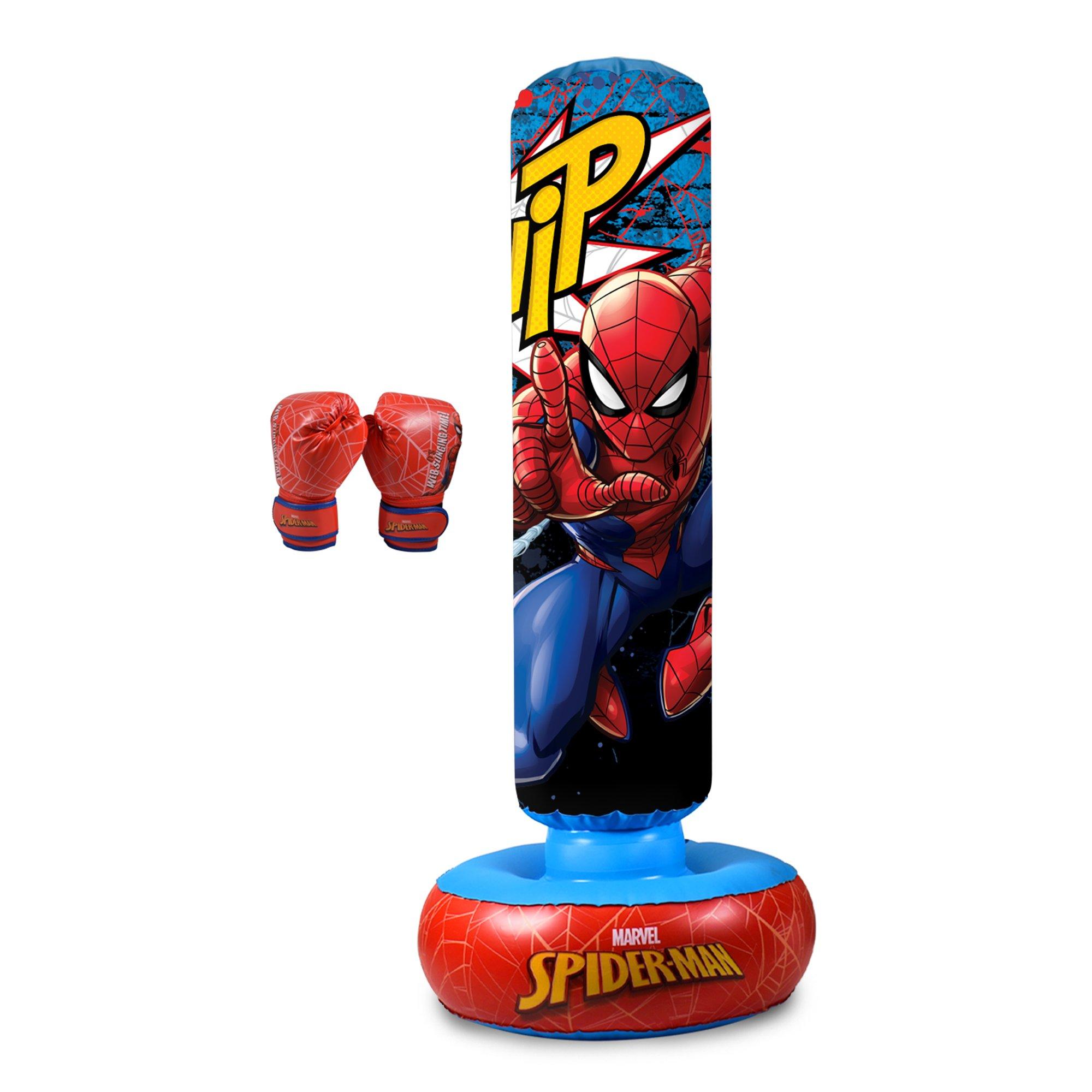 Multi - Hy-Pro - Spiderman Inflatable Punch Bag Set - 2