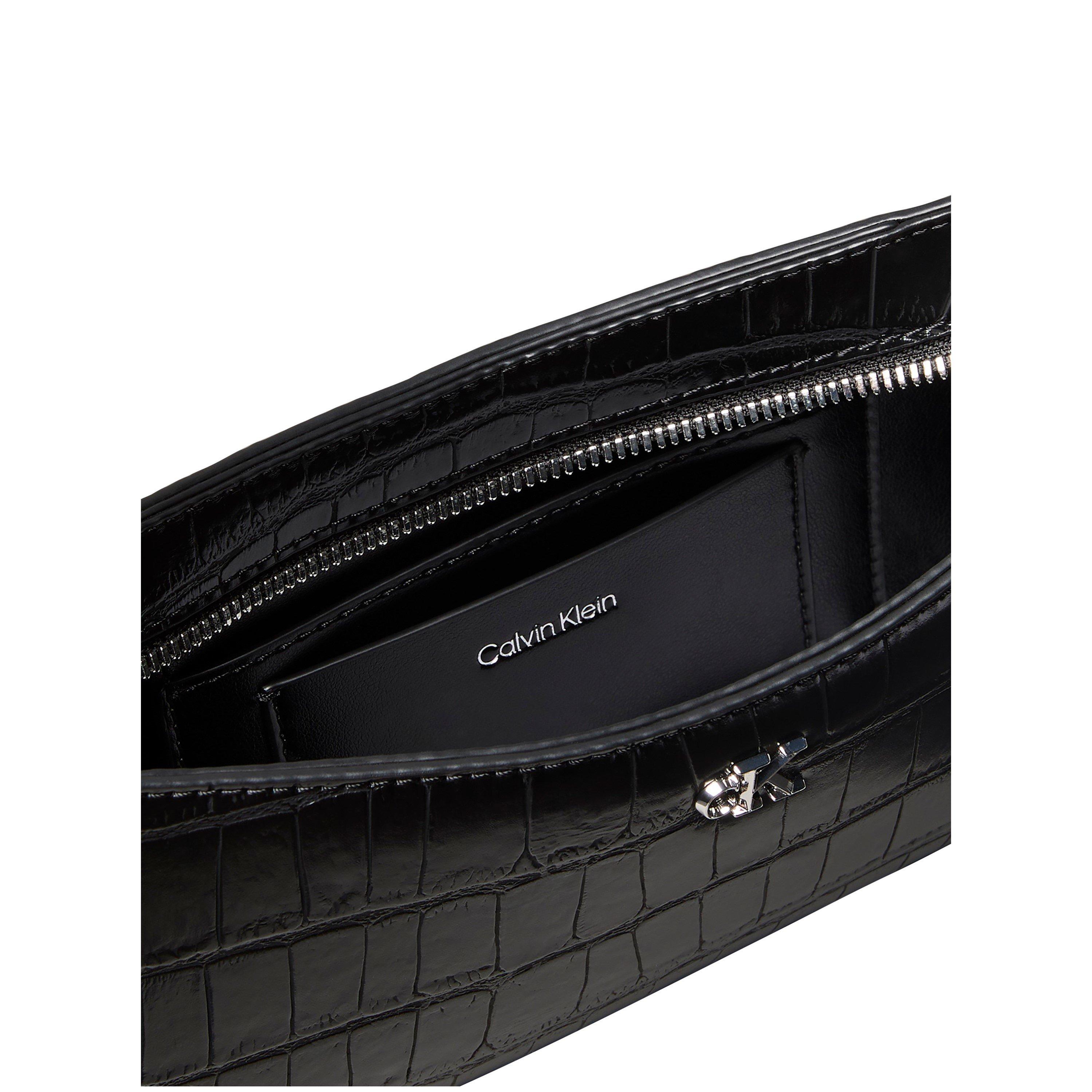 Black - Calvin Klein - CK L Croc S Shd Bag Ld64 - 2