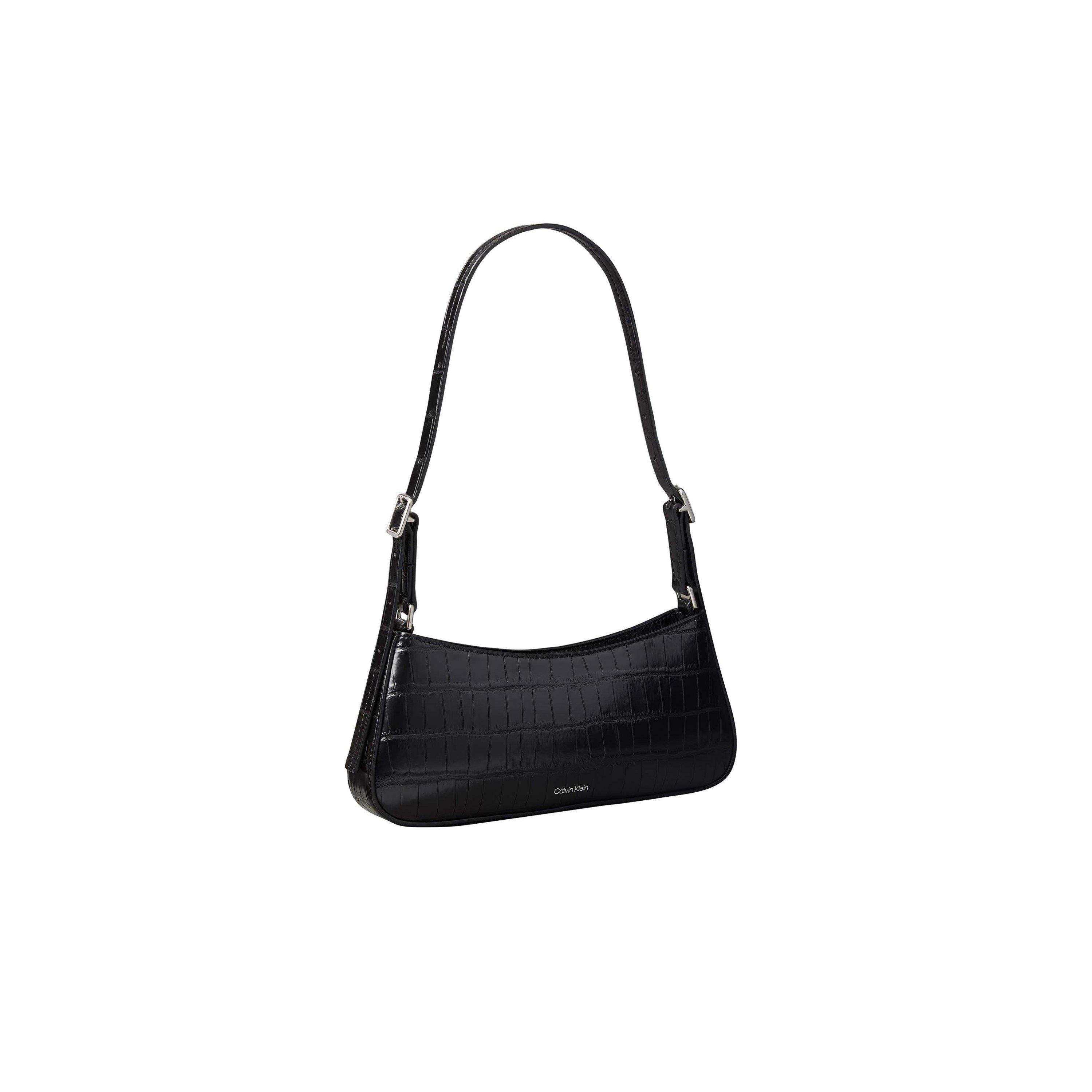 Black - Calvin Klein - CK L Croc S Shd Bag Ld64 - 3