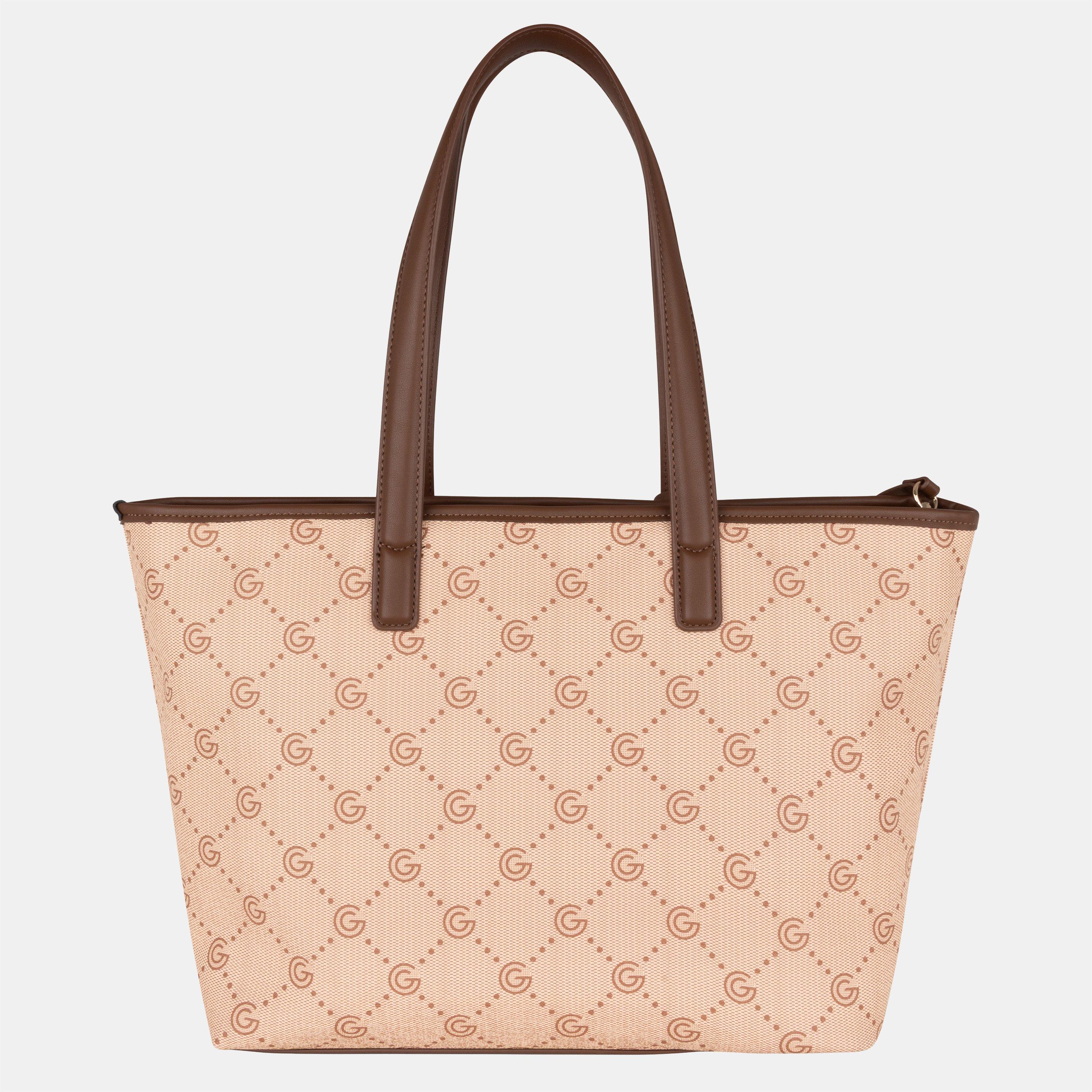 CREAM - GABRIELLA G BY GABRIELLA GUCCI - Women's Tiziana Faux Leather Tote Bag - 3
