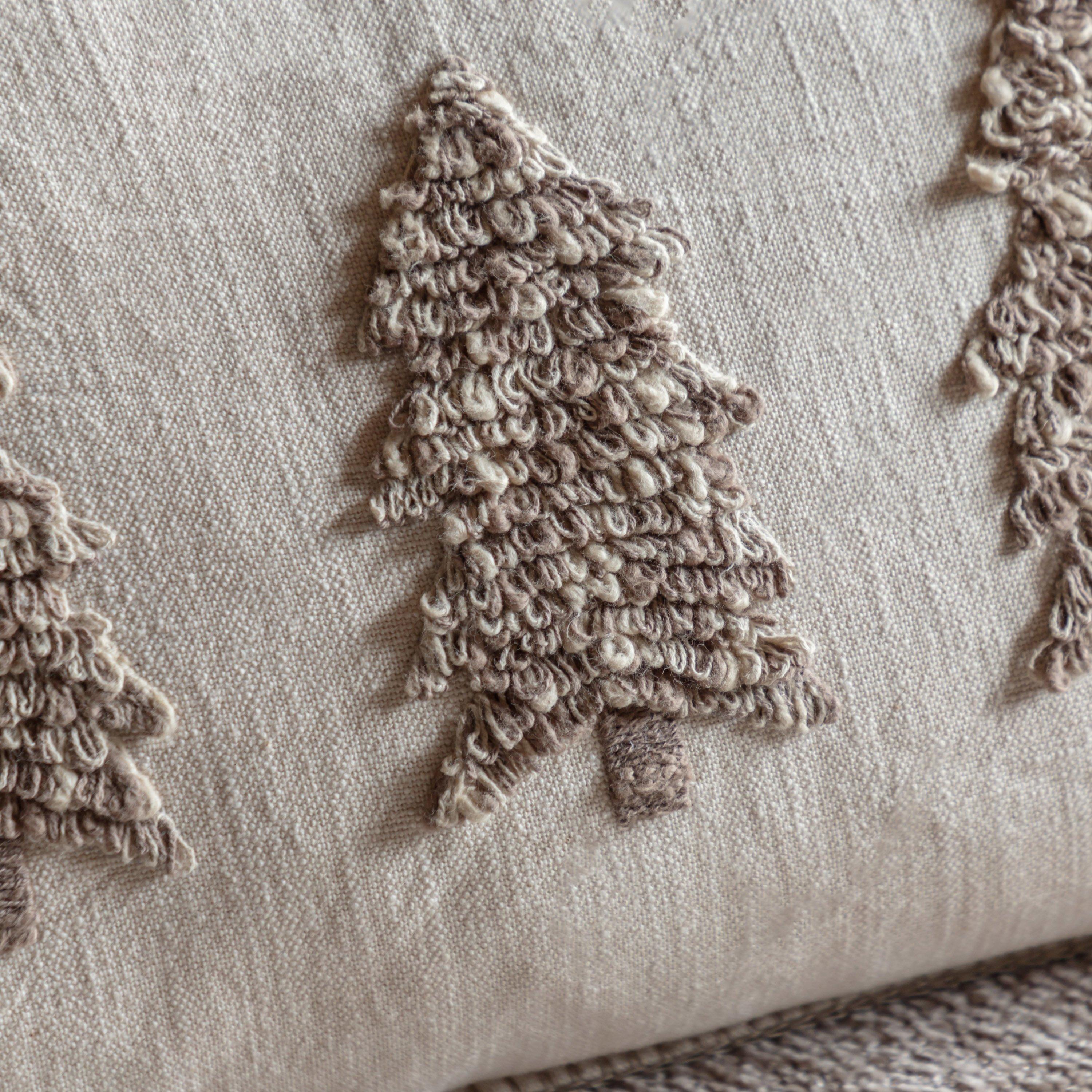 Deco Luxe - Gallery - Deco Luxe Embroidered Trees Scatter Cushion 50 cm - 2