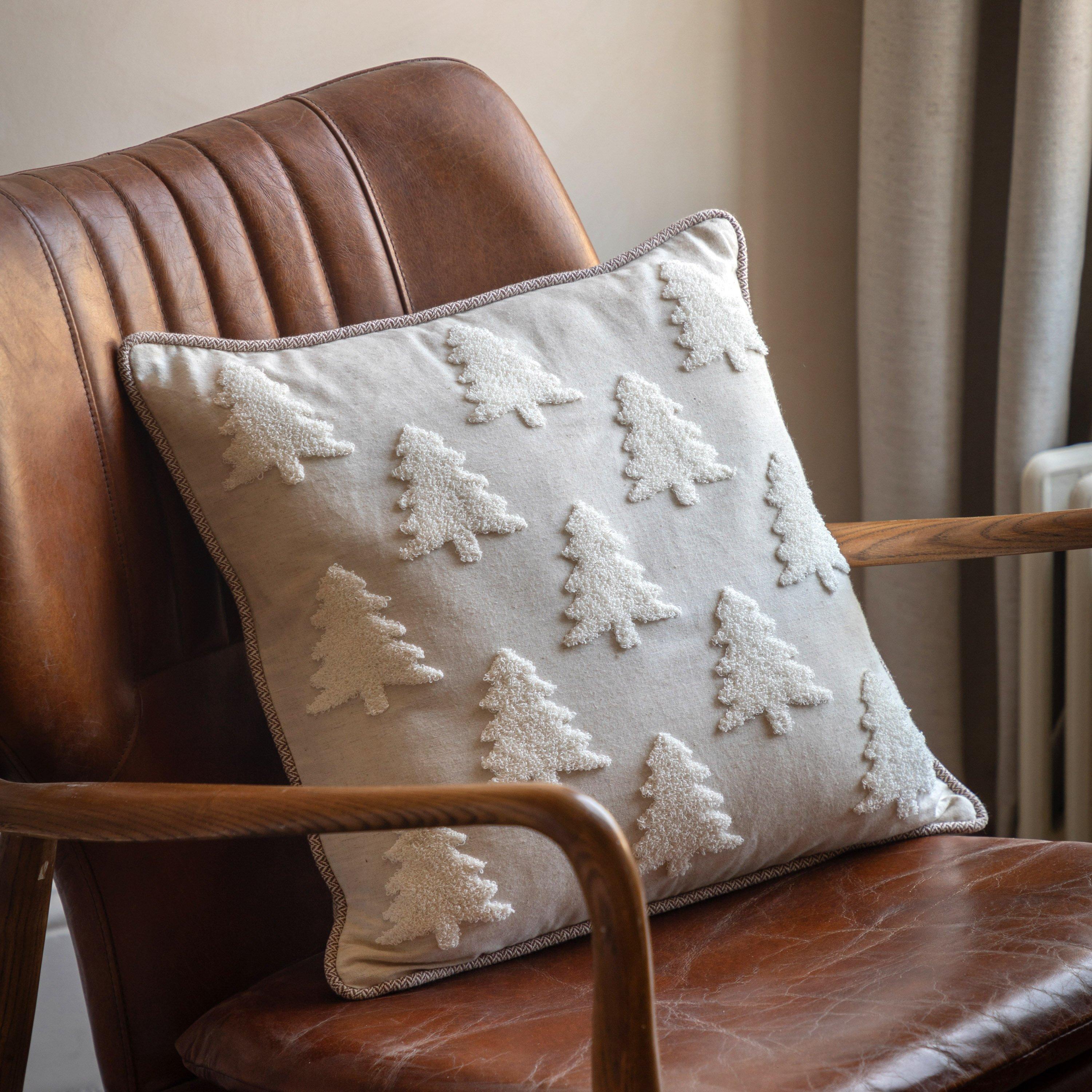 Tree - Gallery - Woodland Embroidered Tree Cushion - 1