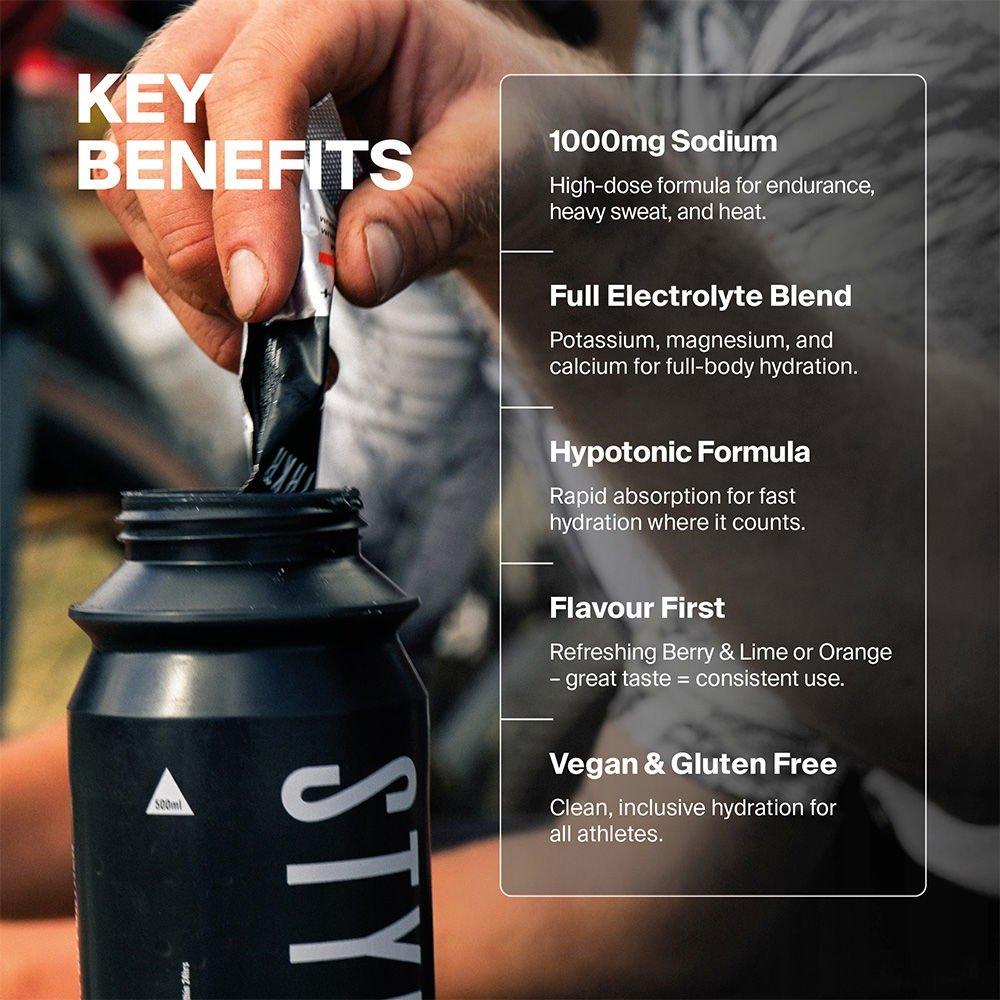 Clear - STYRKR - SLT+ Berry & Lime Quad-Blend Daily Hydration - 3