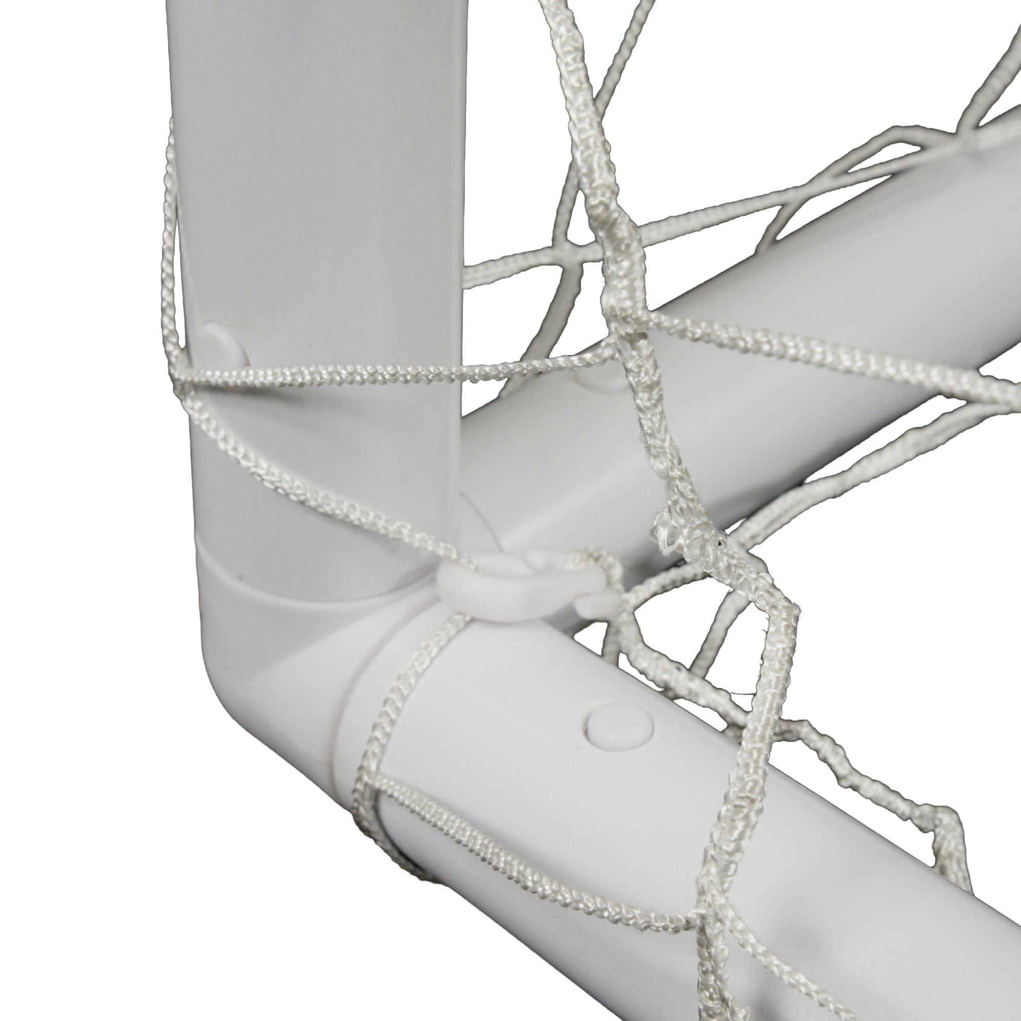 White - Kickmaster - Kickmaster Premium PVC Goal - Size 8ft - 67mm Tube - 4