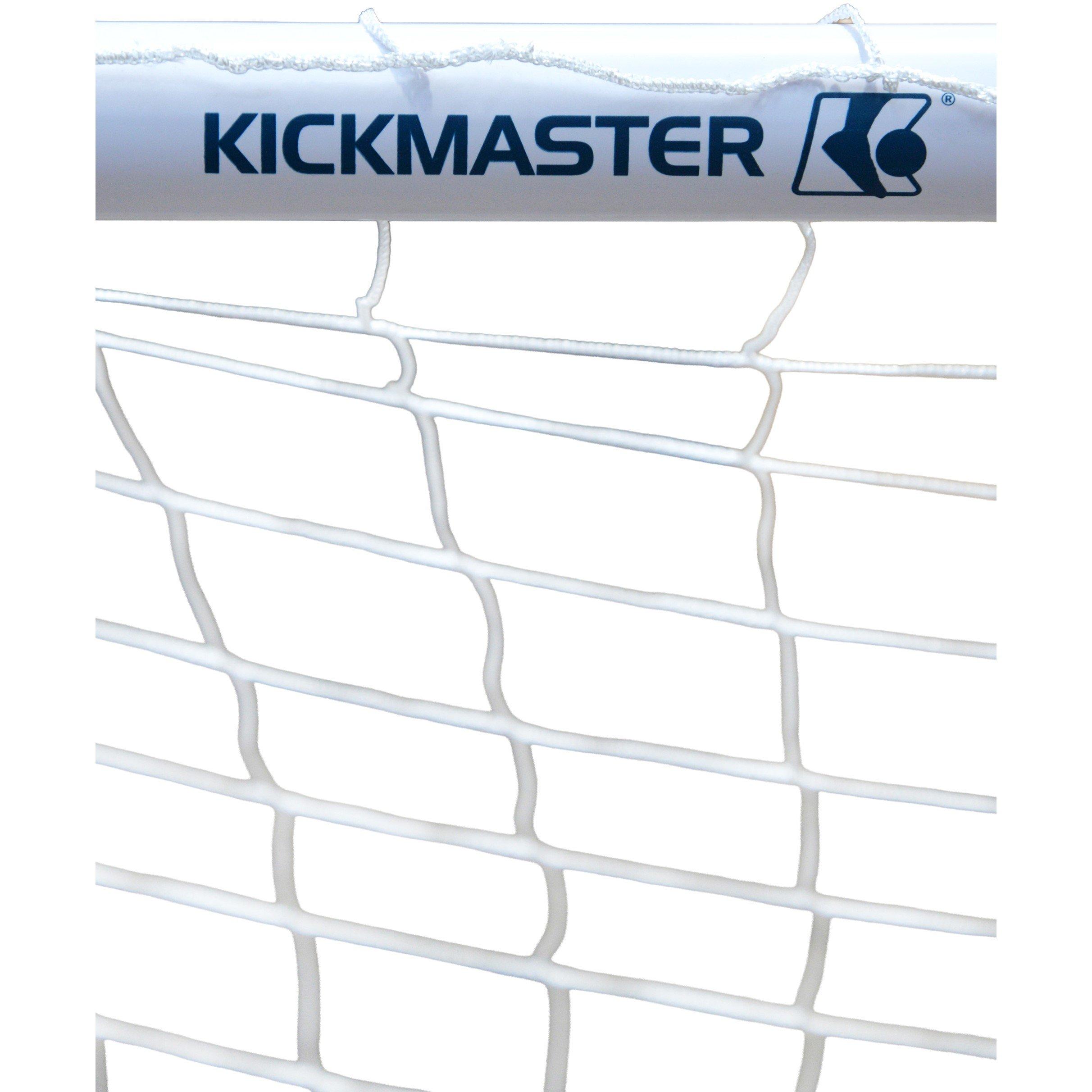 White - Kickmaster - Kickmaster Premium PVC Goal - Size 6ft - 42mm Tube - 3
