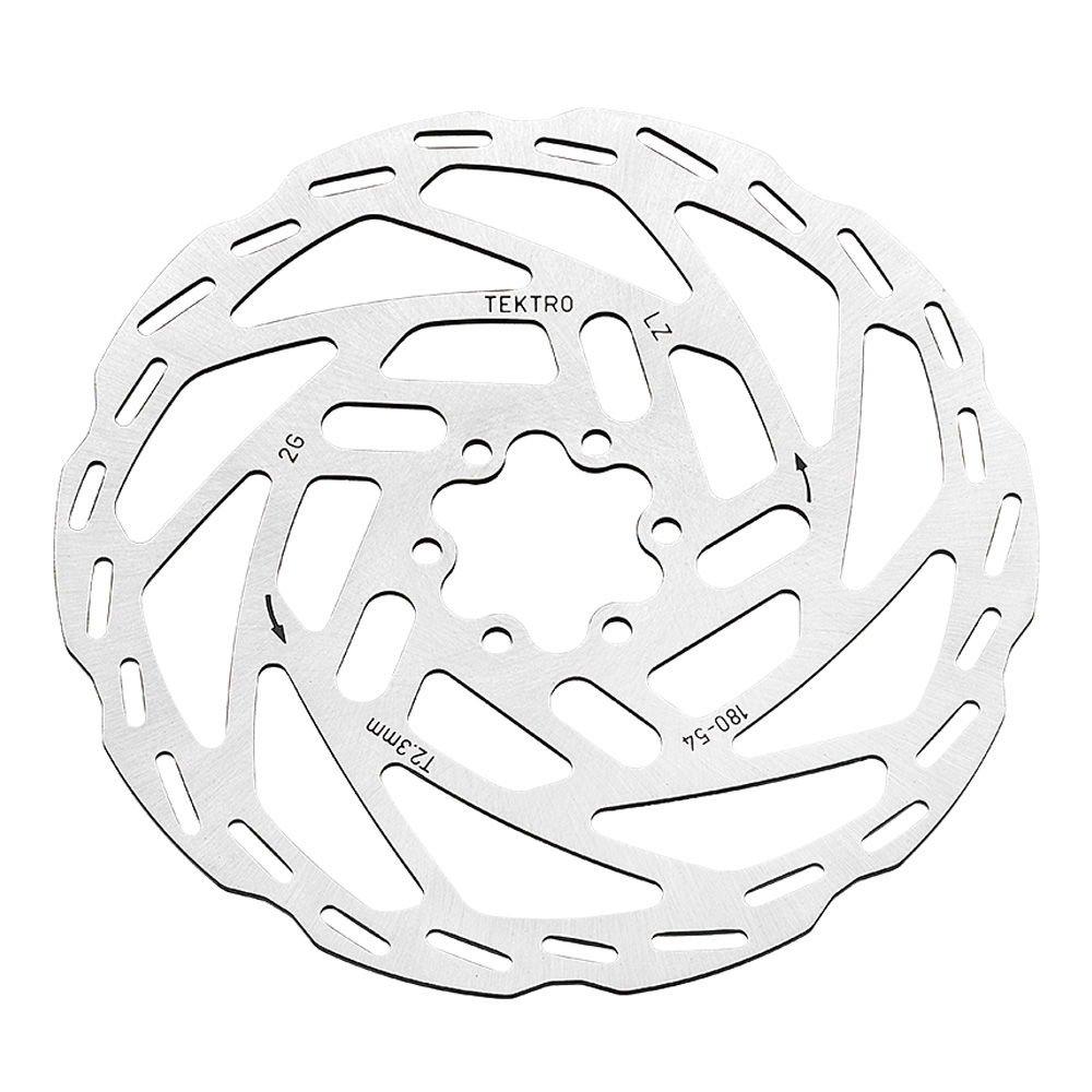 Tektro  Rotor - Tr54 2.3Mm 6 Bolt - Silver - 203mm