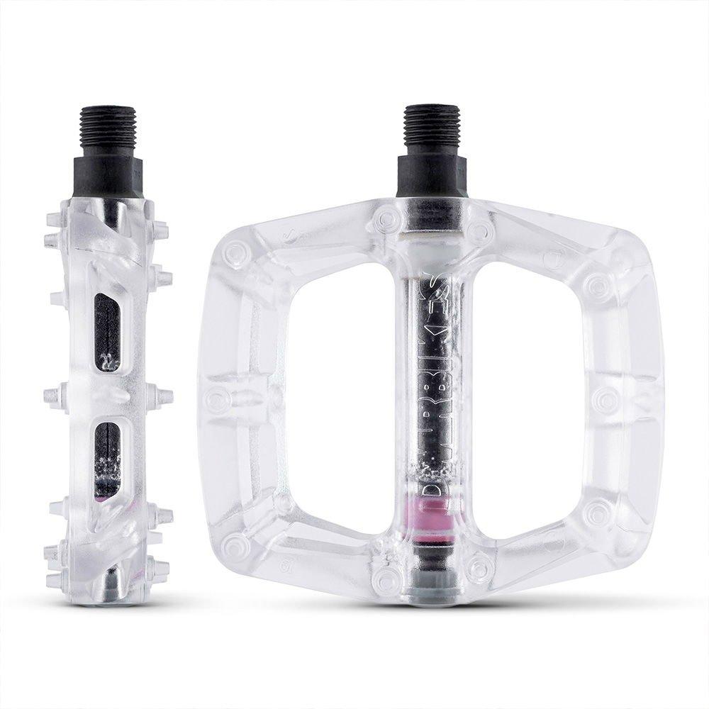 Dmr  V6 Plastic Pedal - Cro-Mo Axle - Clear