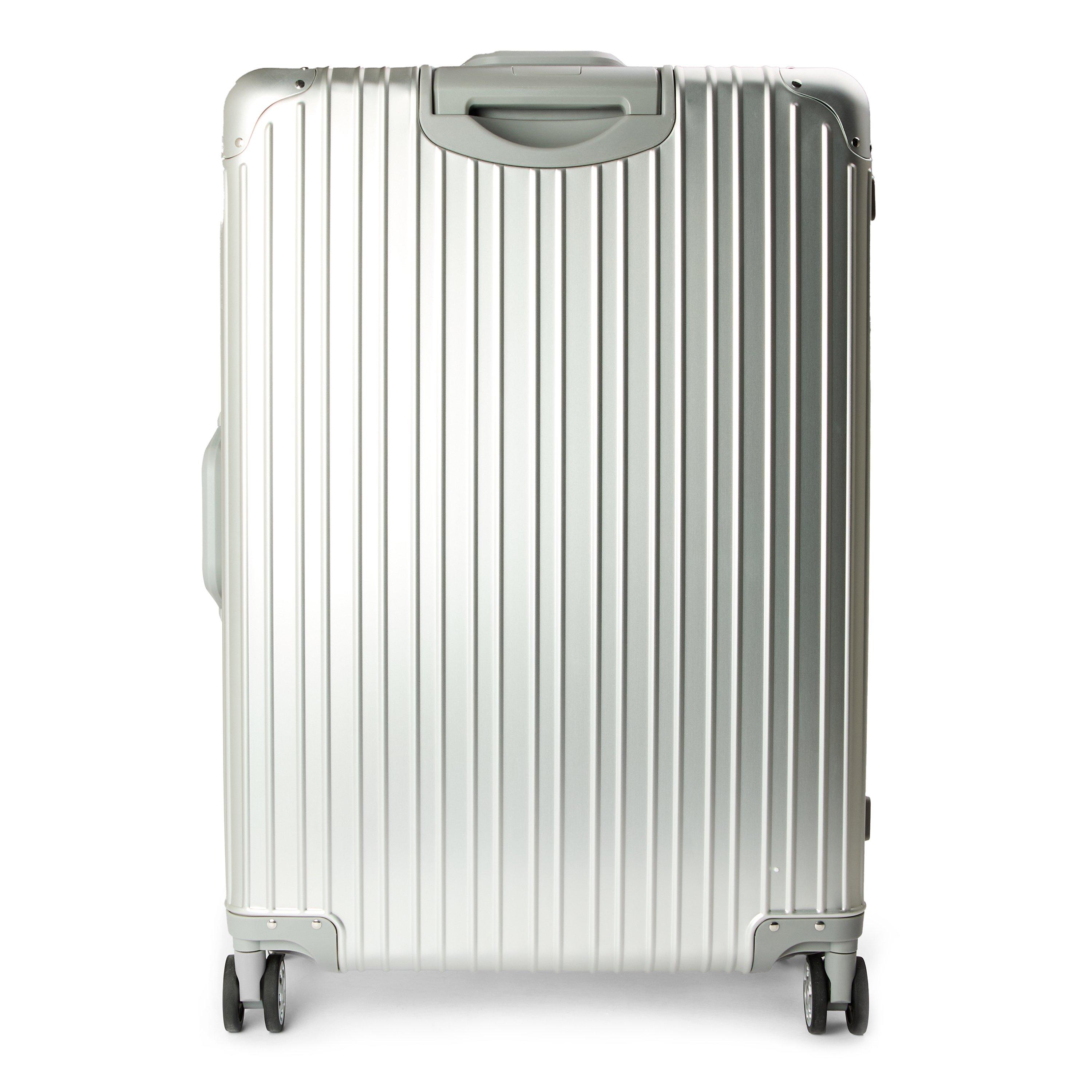 Silver - BELIER - Men's Large Hard Suitcase - 2