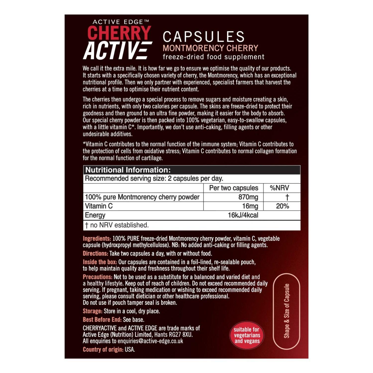 Neutral - Cherry Active - Cherry Active 30 Capsules - 2