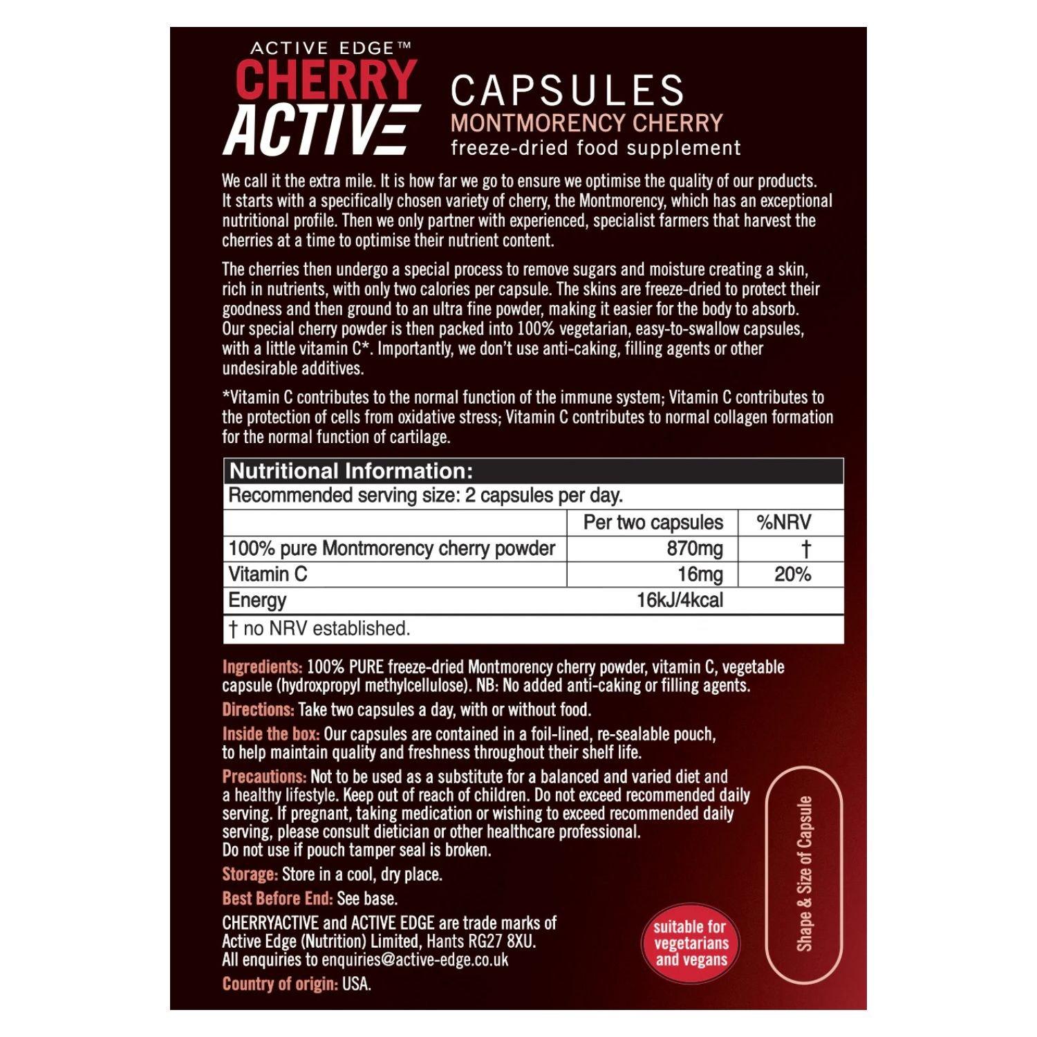 Neutral - Cherry Active - Cherry Active 60 Capsules - 2