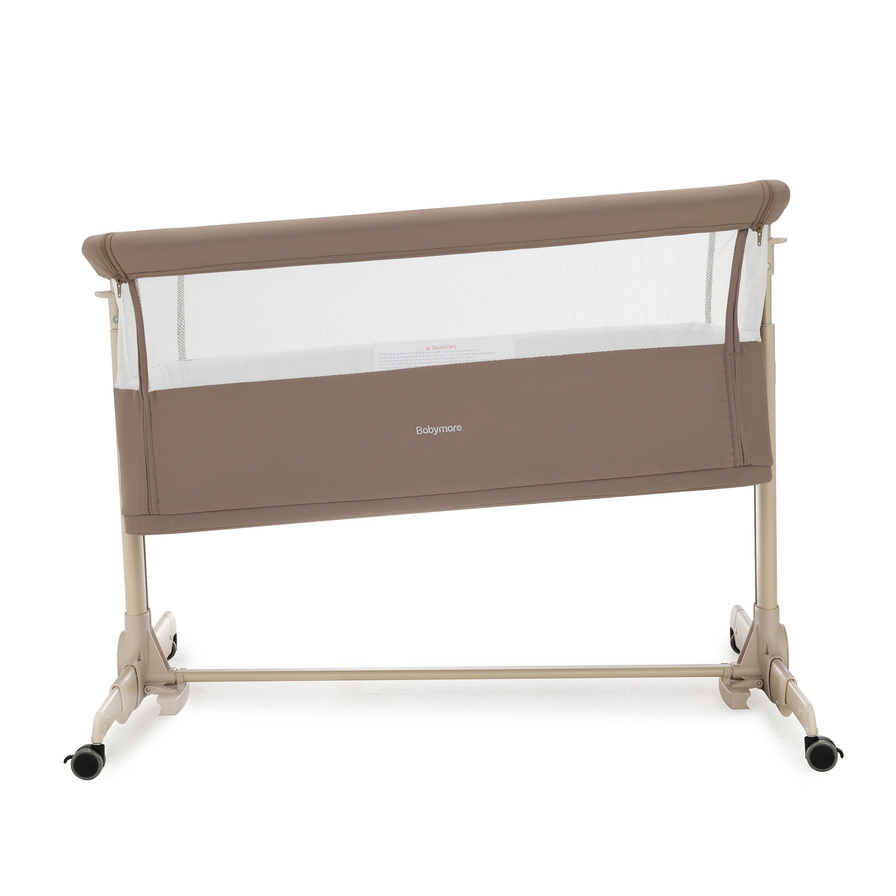 Mocha - Babymore - Babymore Neera Bedside Crib - Mocha - 8