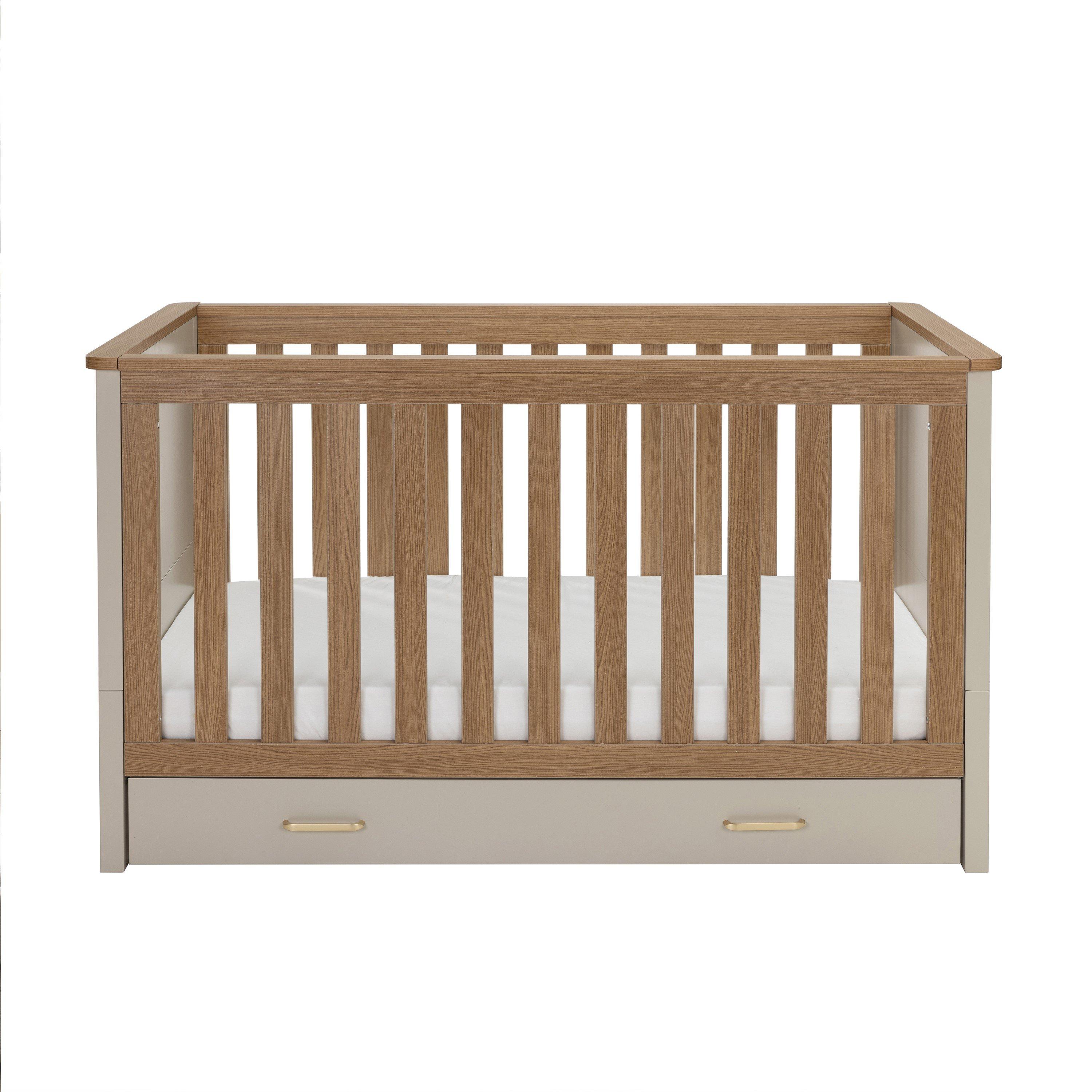 Babymore Mira Cot Bed - Cashmere Warm Oak - Image 5