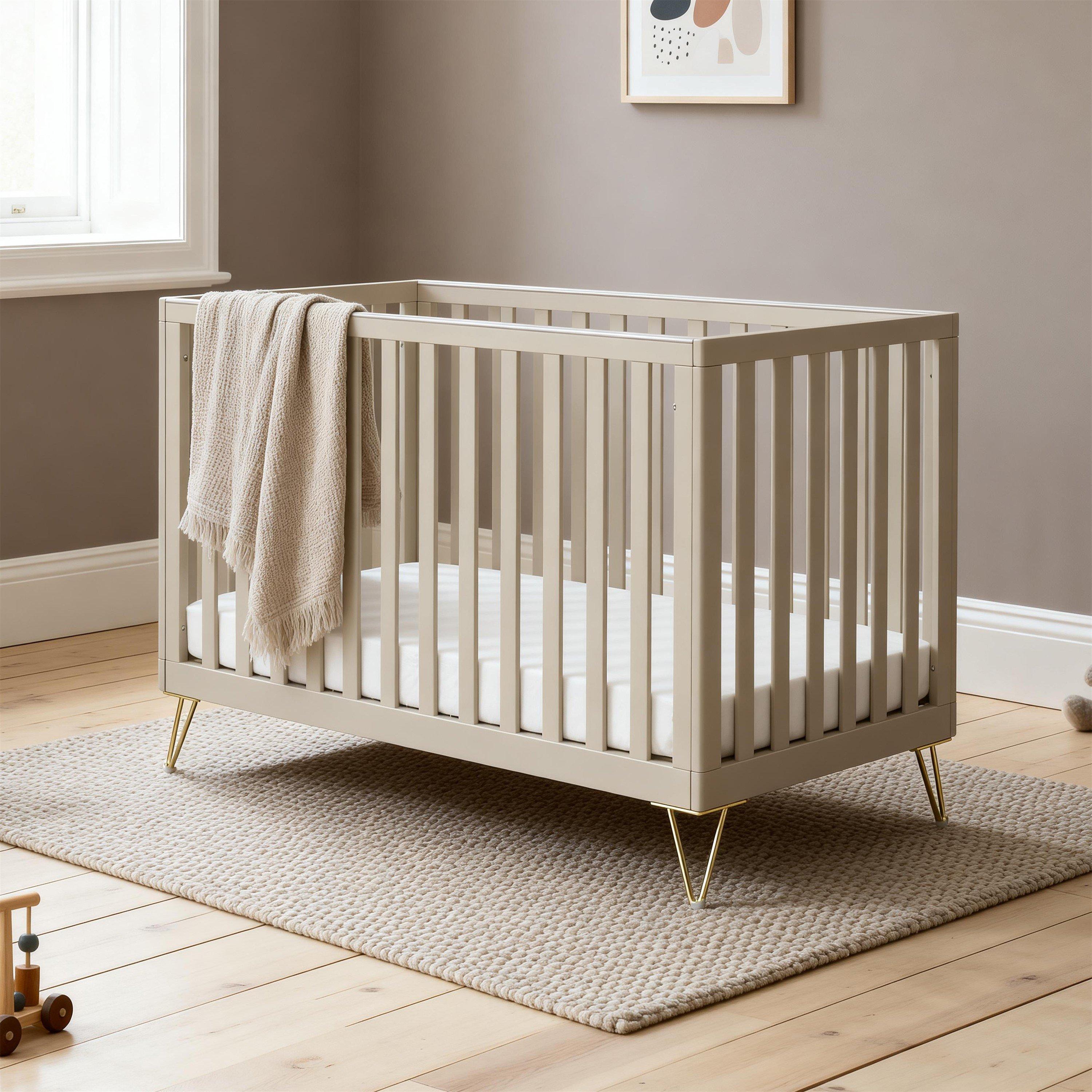 Cashmere - Babymore - Kimi Cot Bed - Cashmere - 3