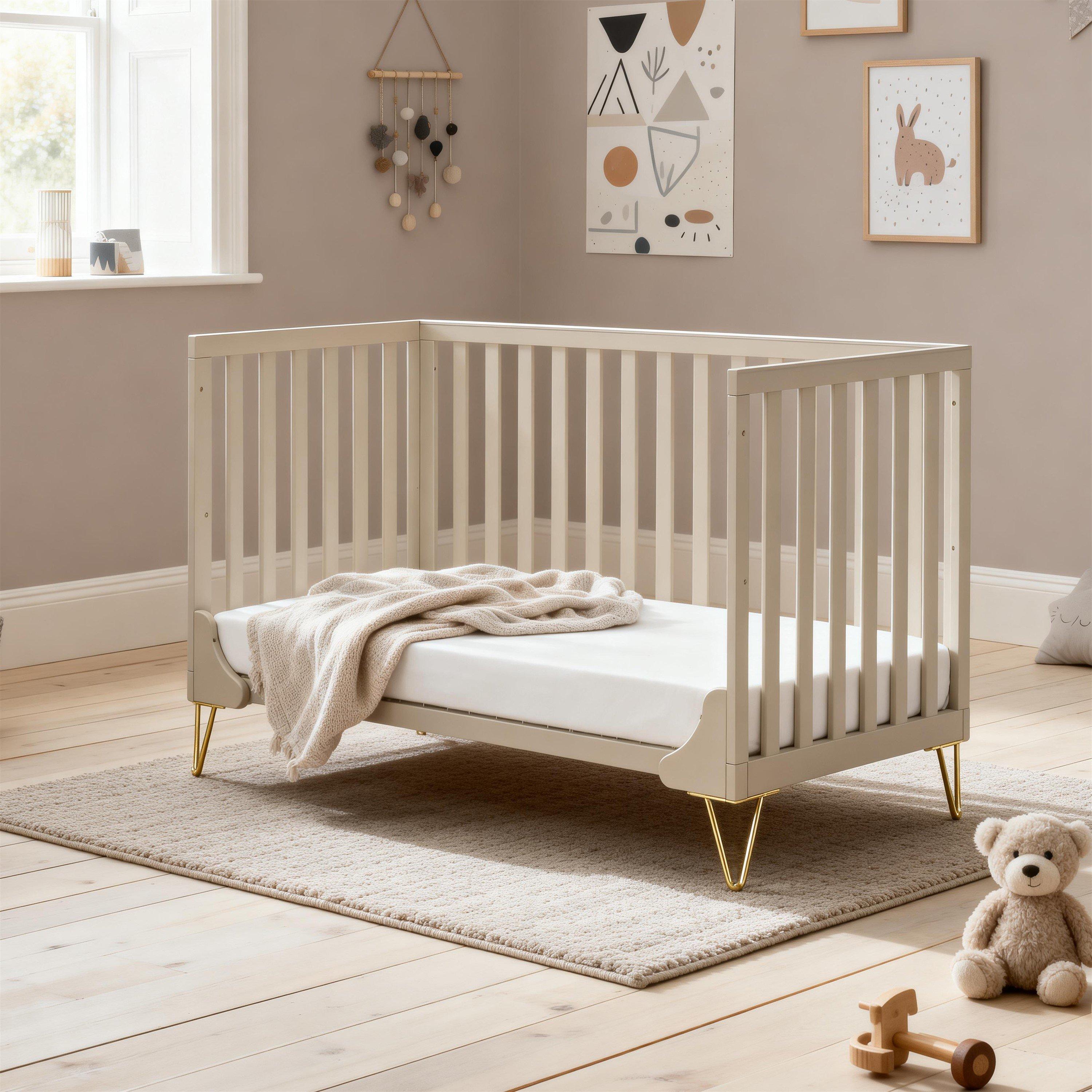 Cashmere - Babymore - Kimi Cot Bed - Cashmere - 4