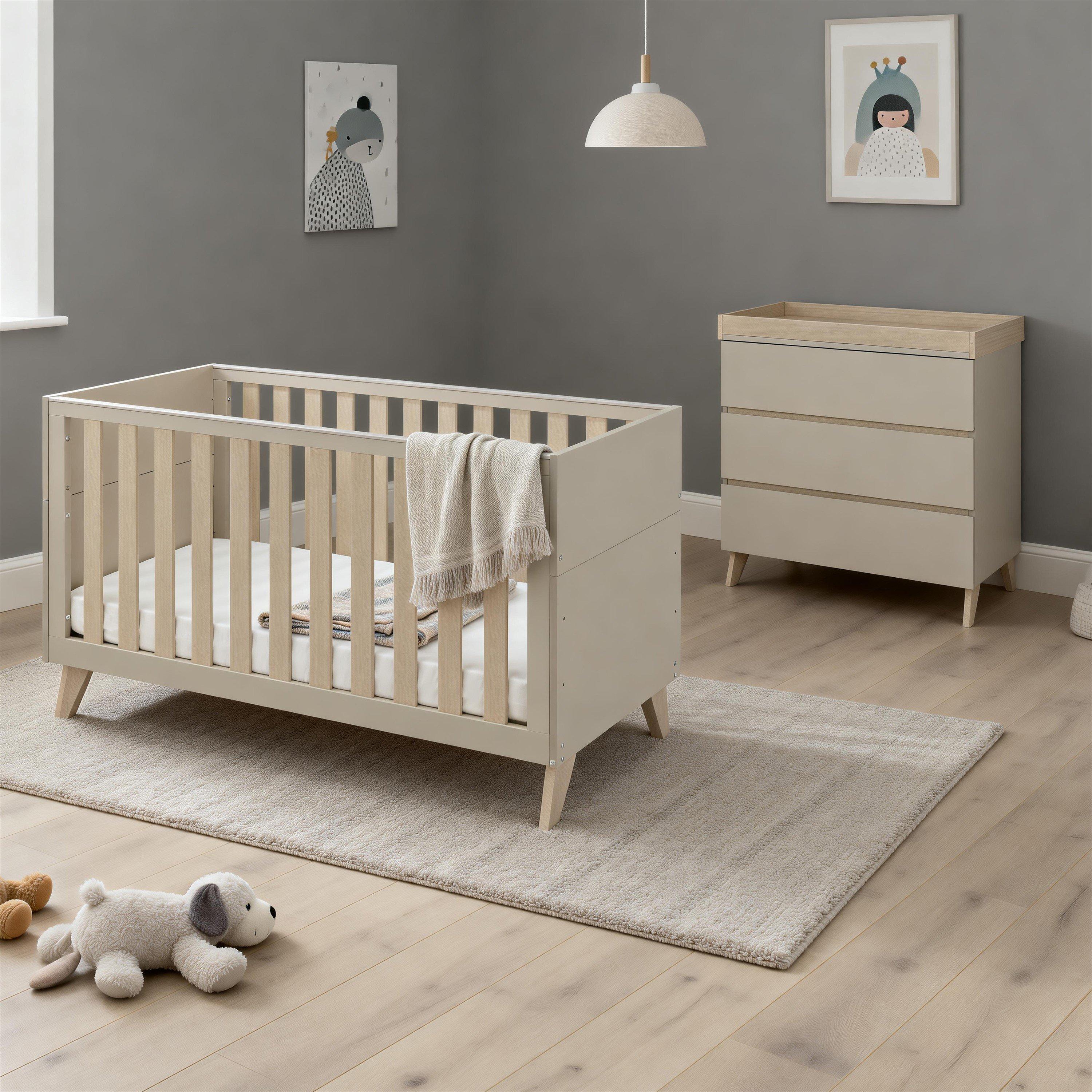 Cashmere - Babymore - Dante 2 Piece Nursery Room Set - Cashmere - 3