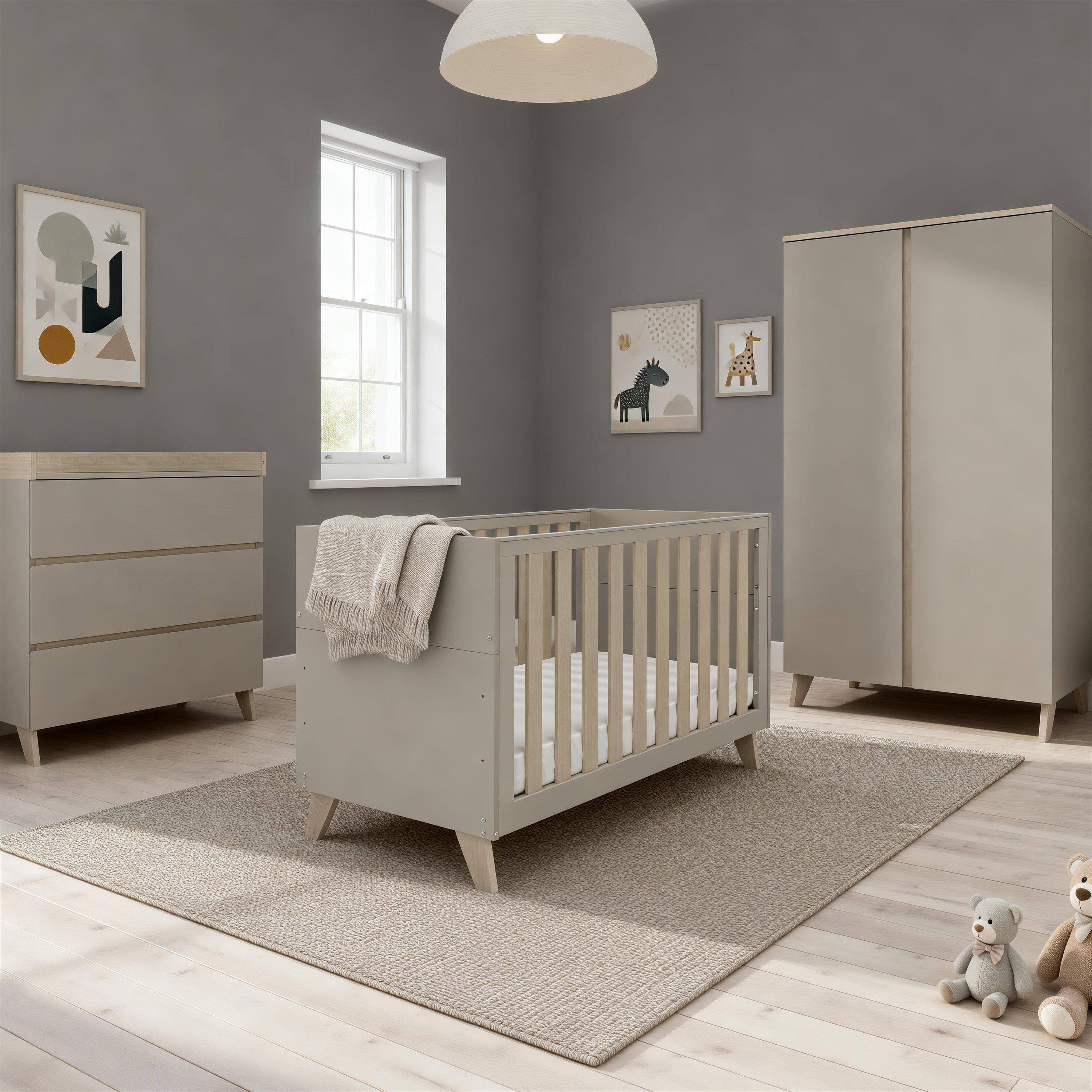 Cashmere - Babymore - Dante 3 Piece Nursery Room Set - Cashmere - 3