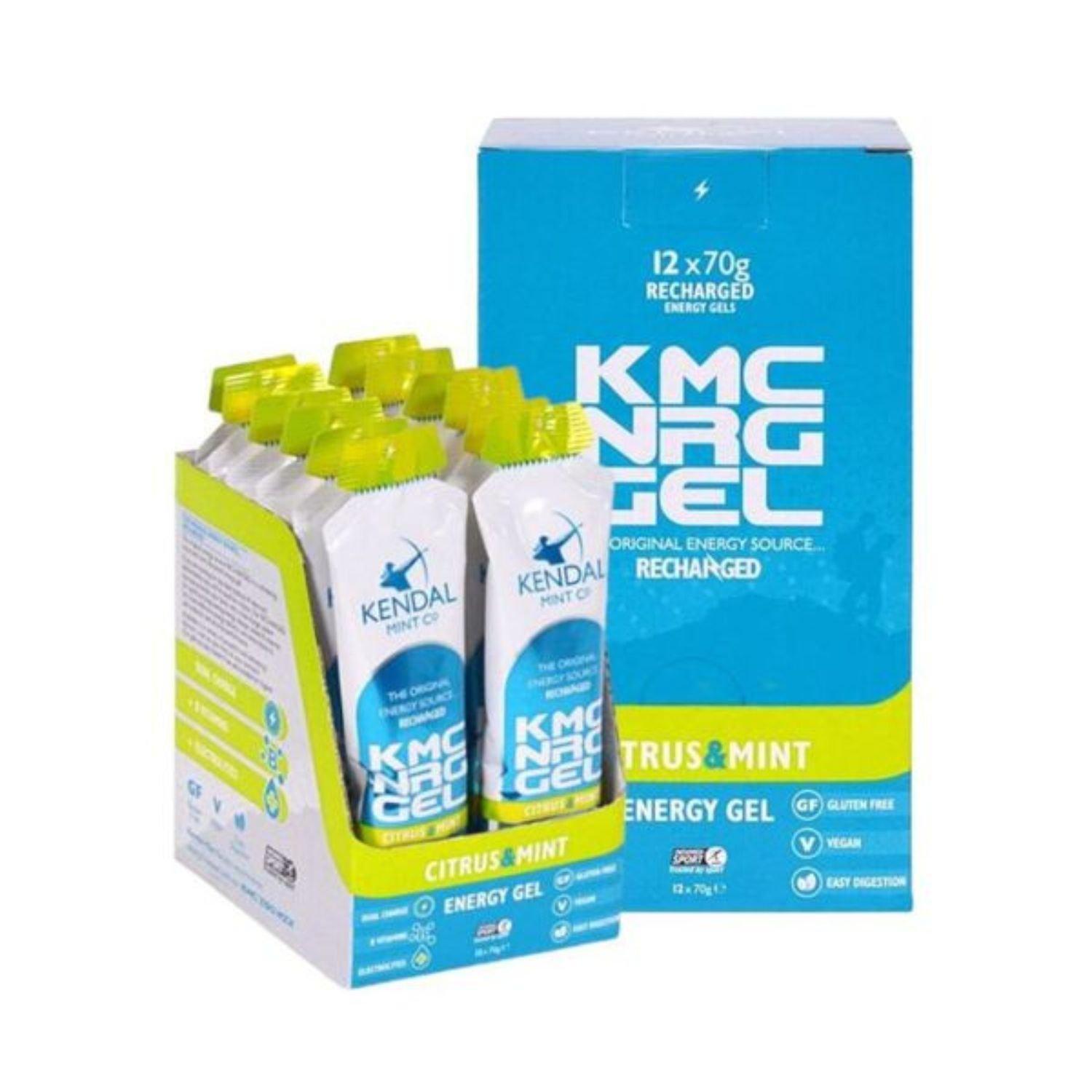 Citrus Mint - Kendal Mint Co - Kendal Mint Co Energy Gel 12 X 70g - 2