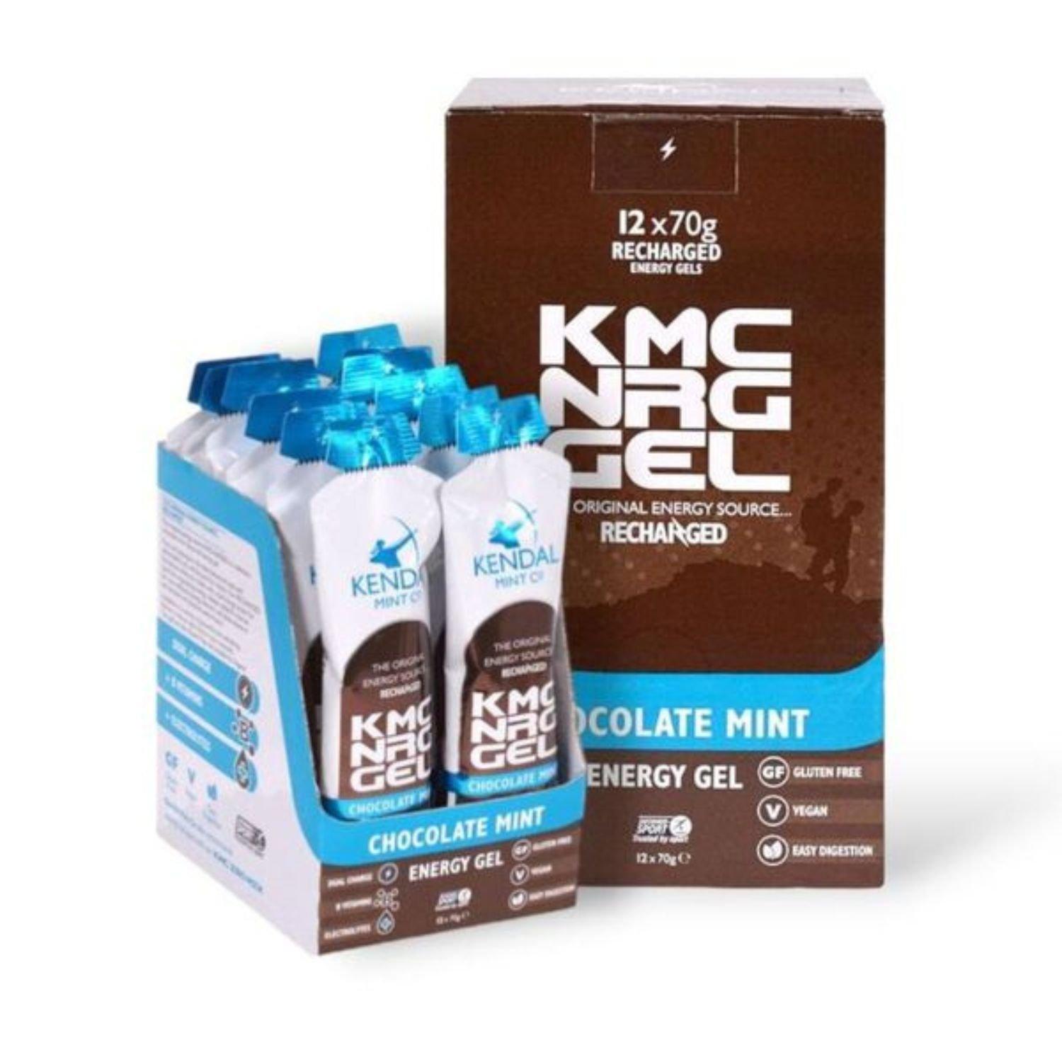 Kendal Mint Co  Energy Gel 12 X 70G - Chocolate Mint - Pack of 12