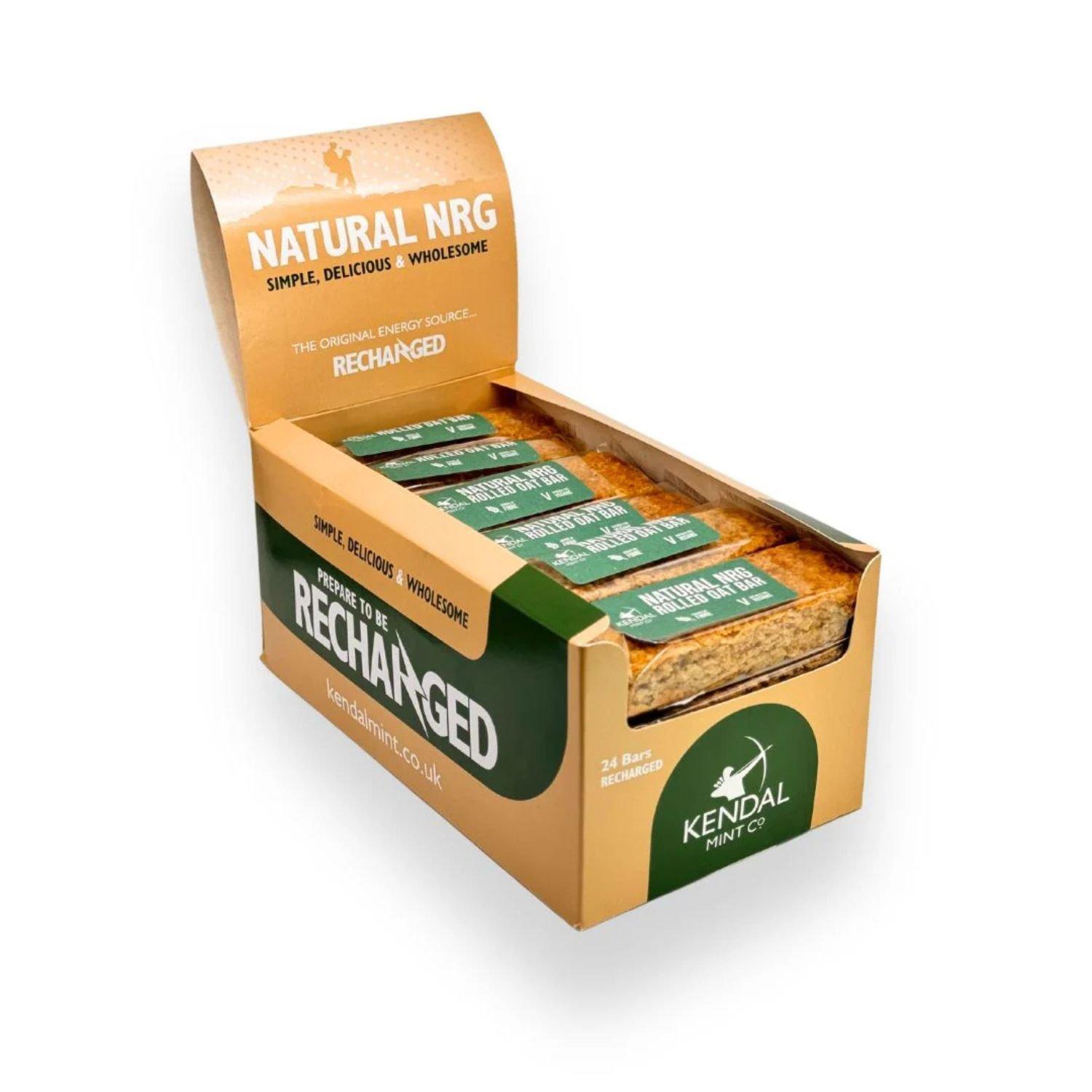 Rolled Oat Flap - Kendal Mint Co - Kendal Mint Co Natural NRG Bar (24 x 70g)