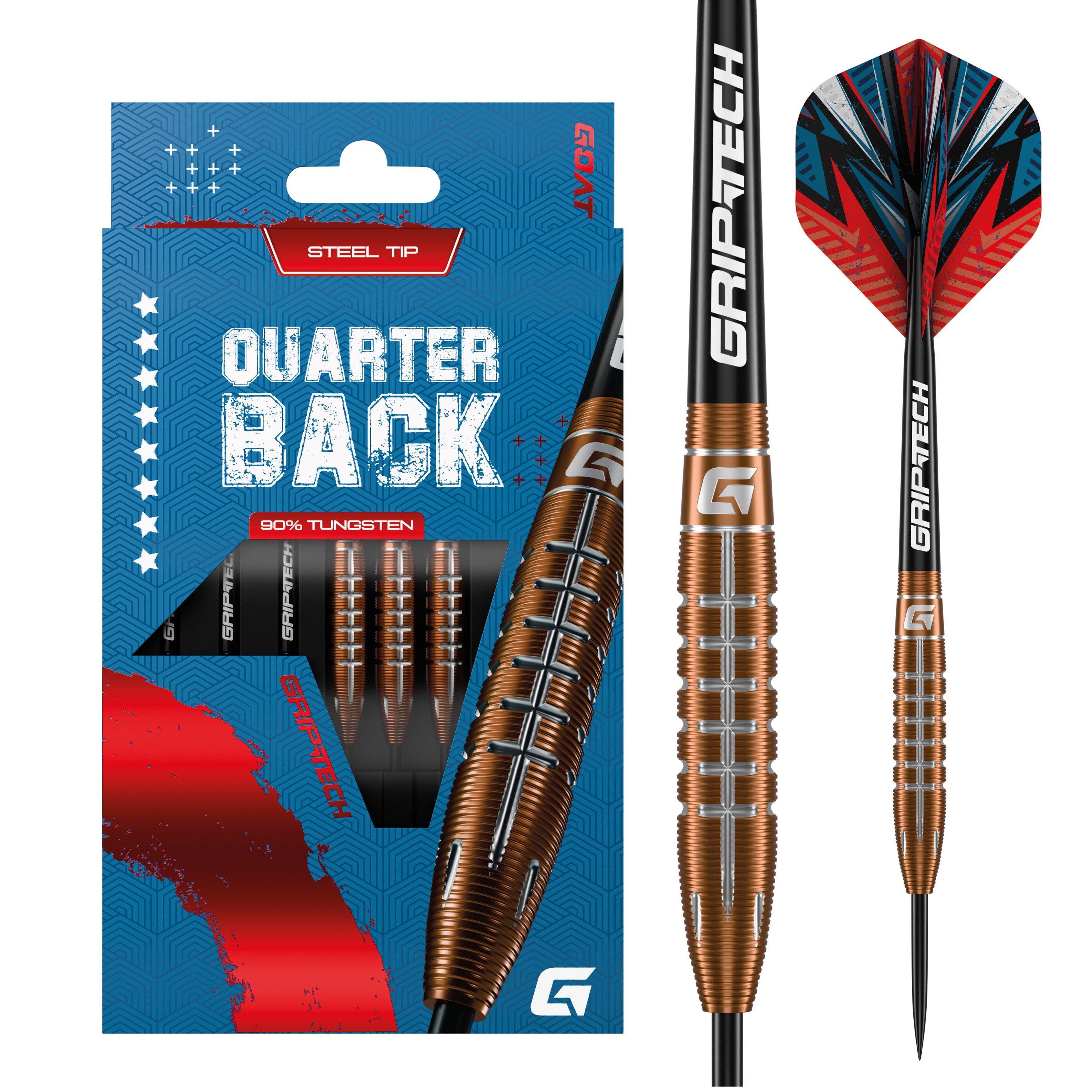 Goat  Quarterback V2 Tungsten Steel Tip Darts - Quaterback - 24g