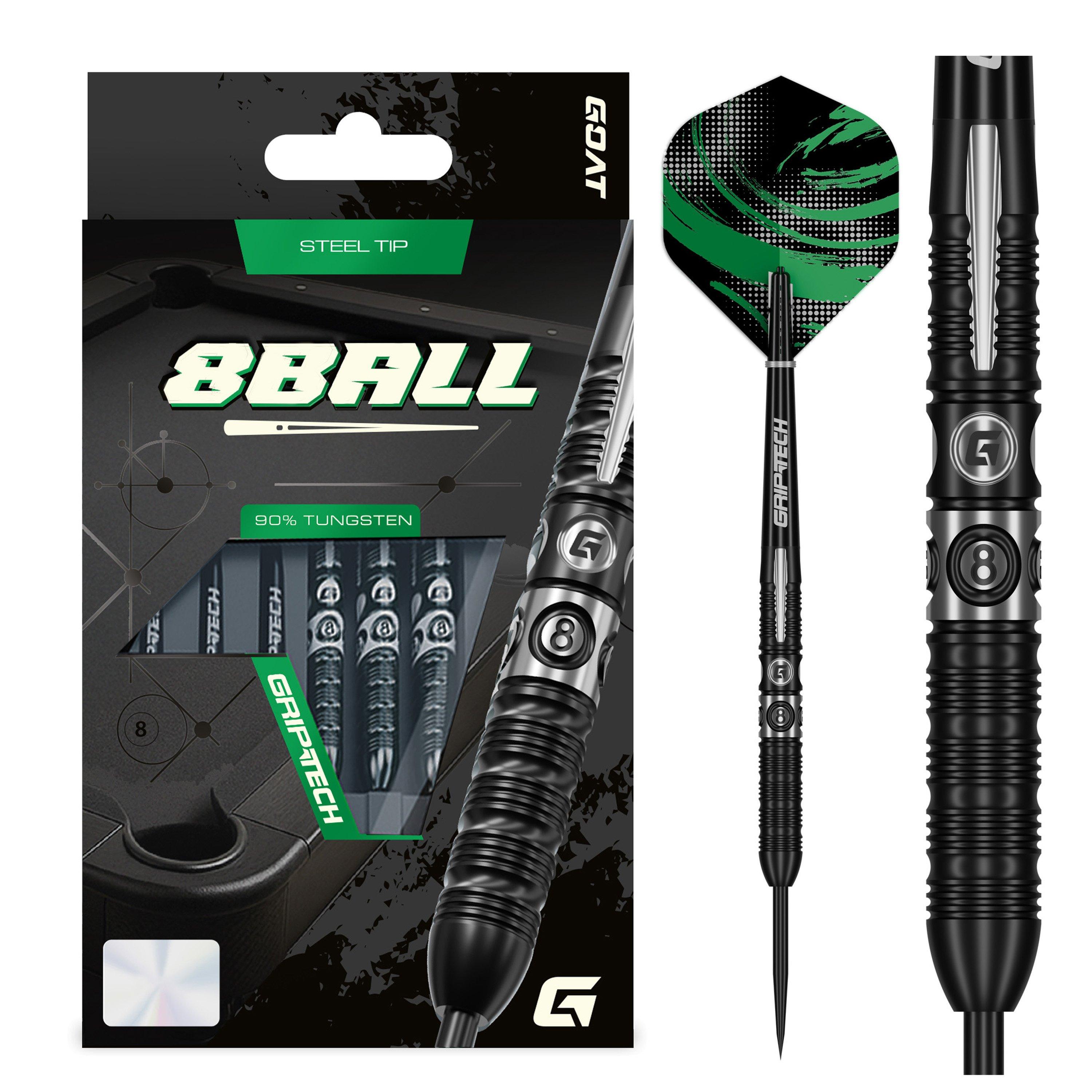 Goat  Darts - Steel Tip - Tungsten Darts 8Ball - 24g