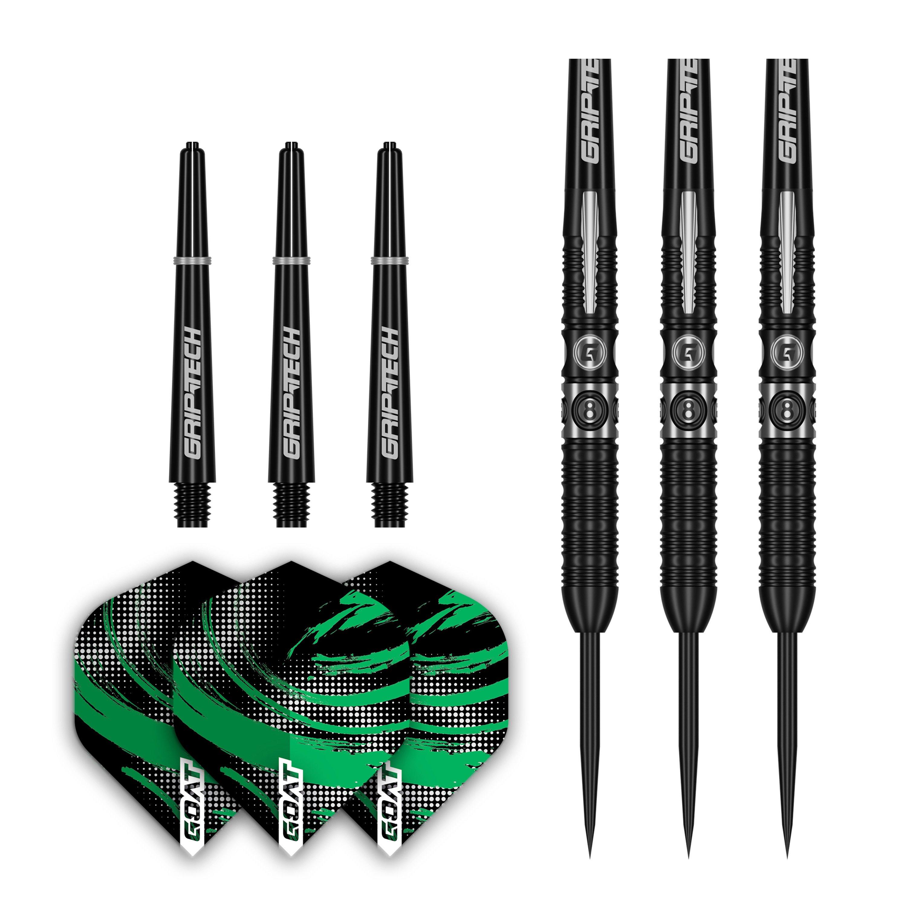 8ball - GOAT - GOAT 8Ball Darts - Steel Tip - 90% Tungsten Darts - 3