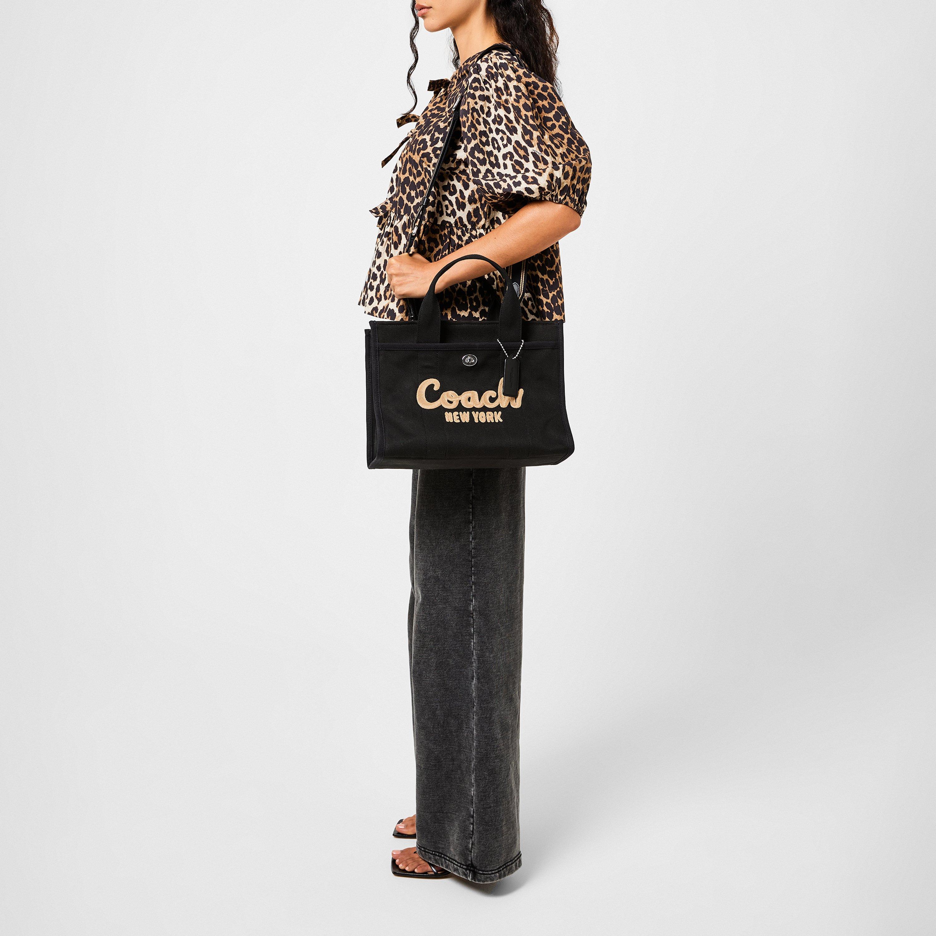 Black - Coach - Women's Canvas Tote Bag - 5