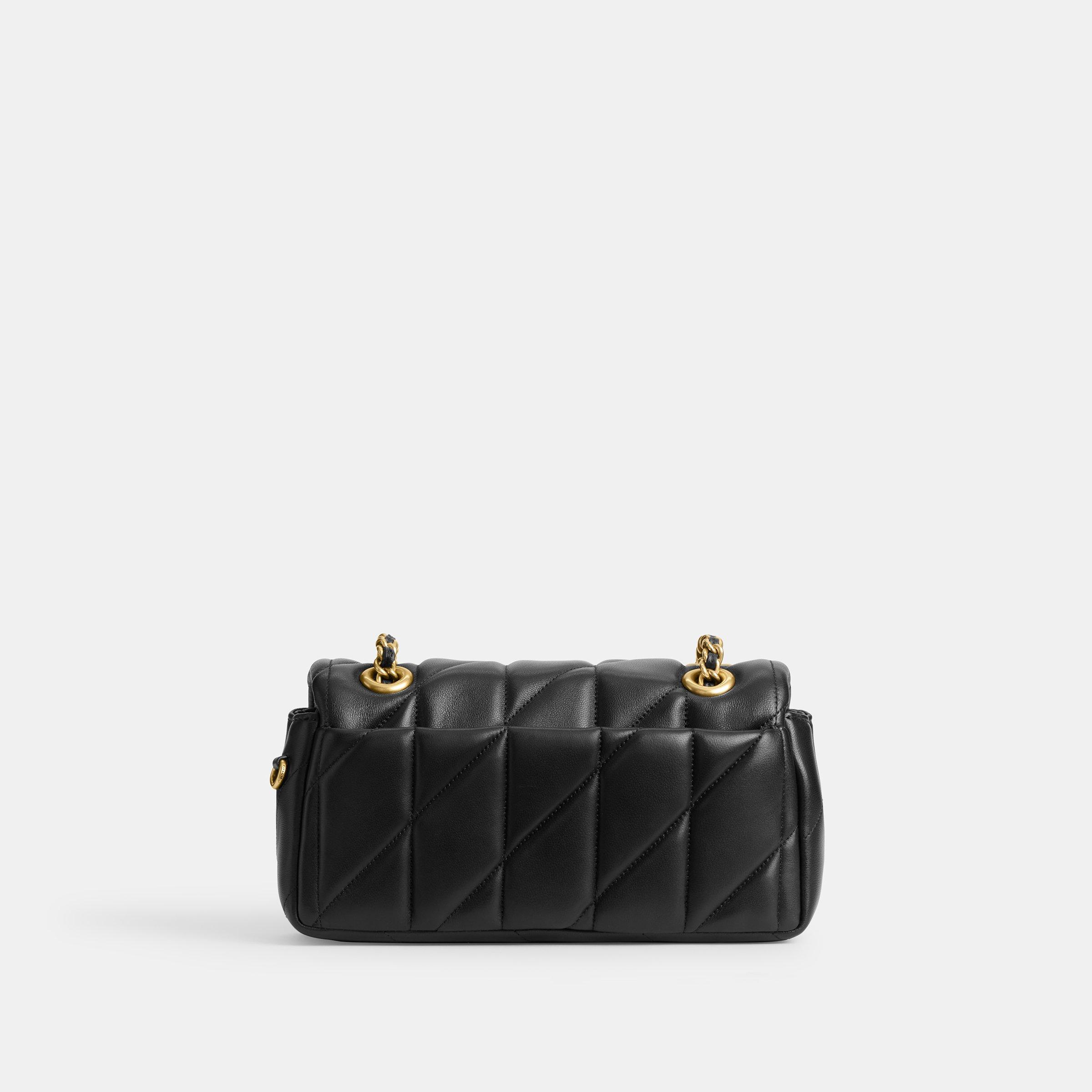 Black/Gold - Coach - Women's Quilted Tabby 20 Shoulder Bag - 3