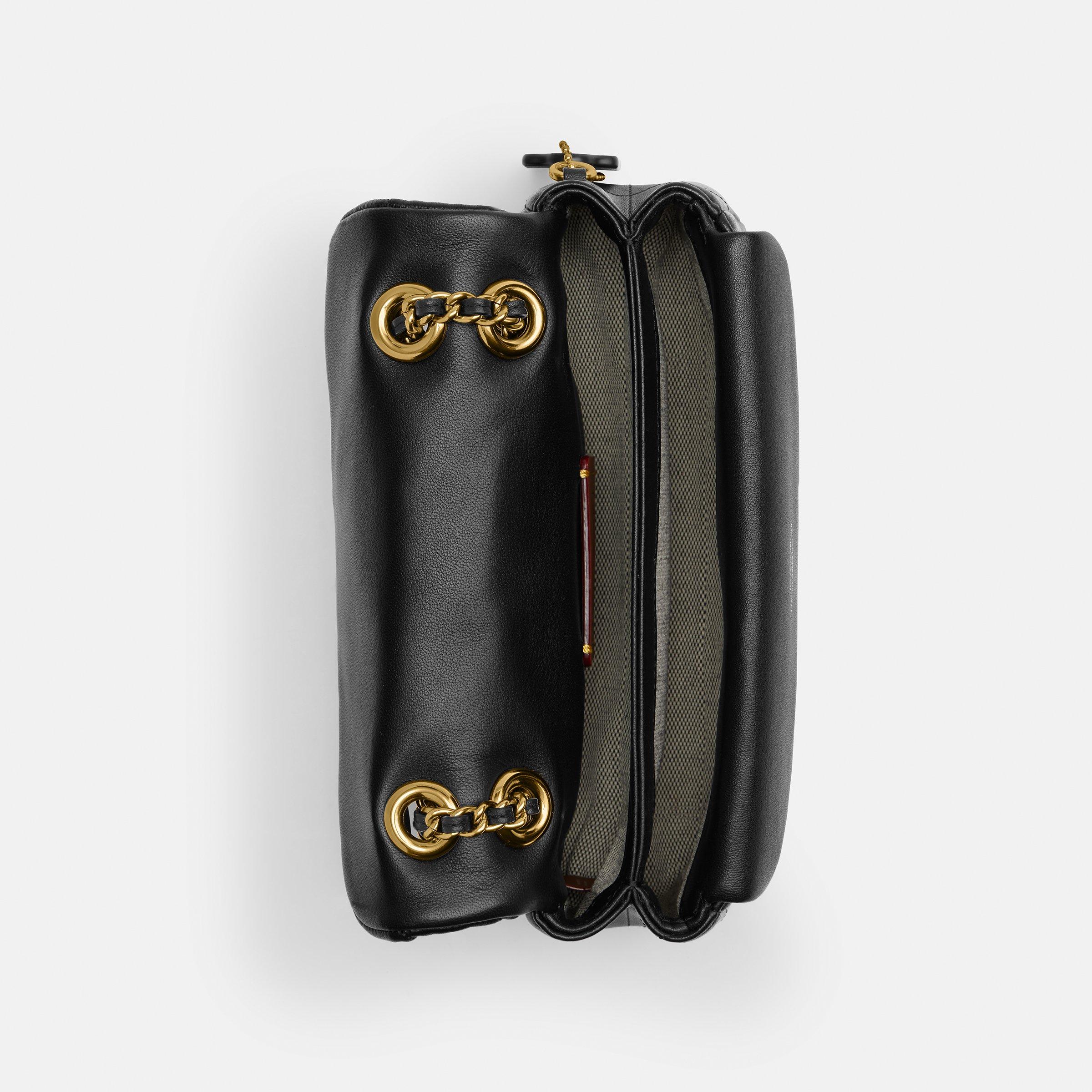 Black/Gold - Coach - Women's Quilted Tabby 20 Shoulder Bag - 4