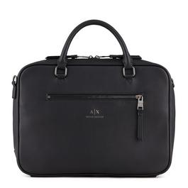 Armani Exchange Faux Leather Breifcase