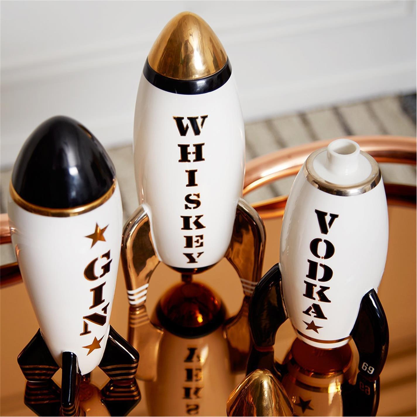 Whiskey - Jonathan Adler - JonathanAdler Rocket Decanter - 4