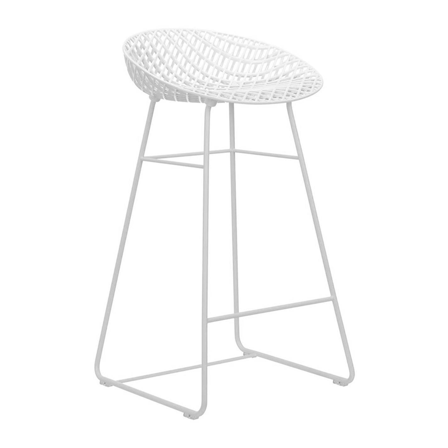White - Kartell - Smatrik Outdoor Bar Stool - 1