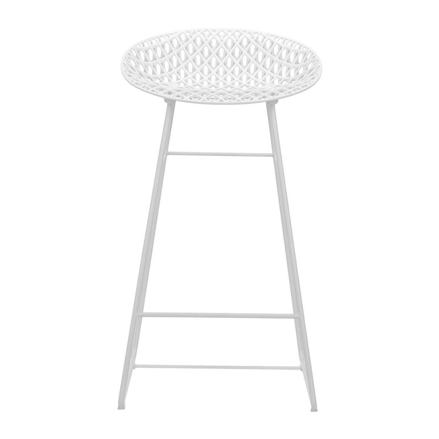 White - Kartell - Smatrik Outdoor Bar Stool - 4
