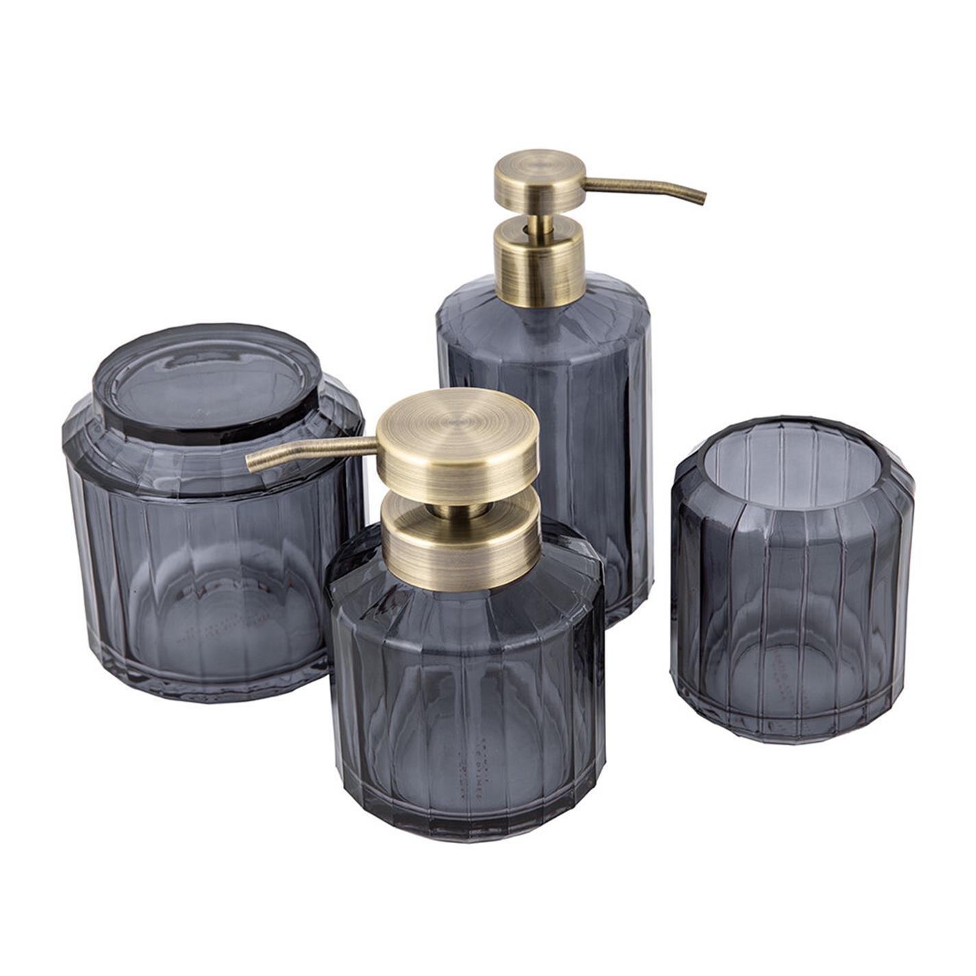 Black - Mette Ditmer Denmark - MetteDitmerDenmark Vision Glass Toothbrush Holder - 7