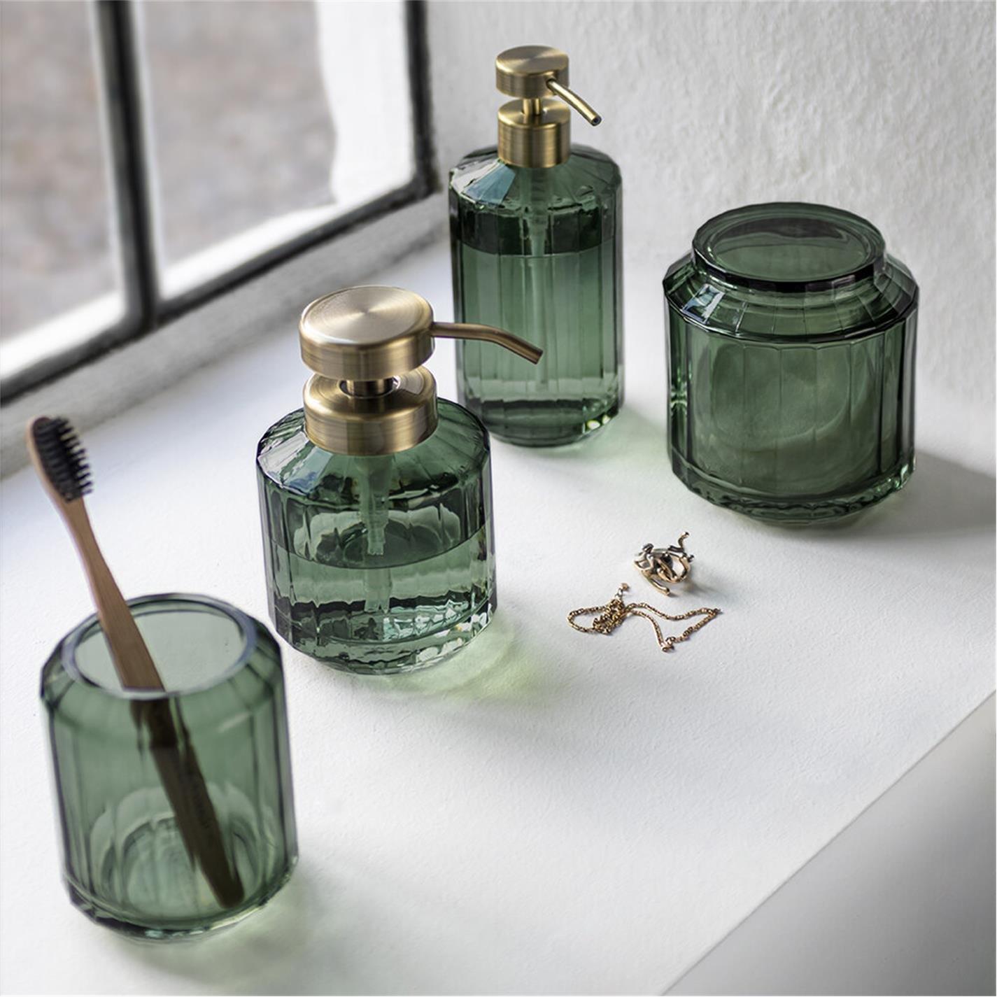 Green - Mette Ditmer Denmark - Vision Glass Toothbrush Holder - 5