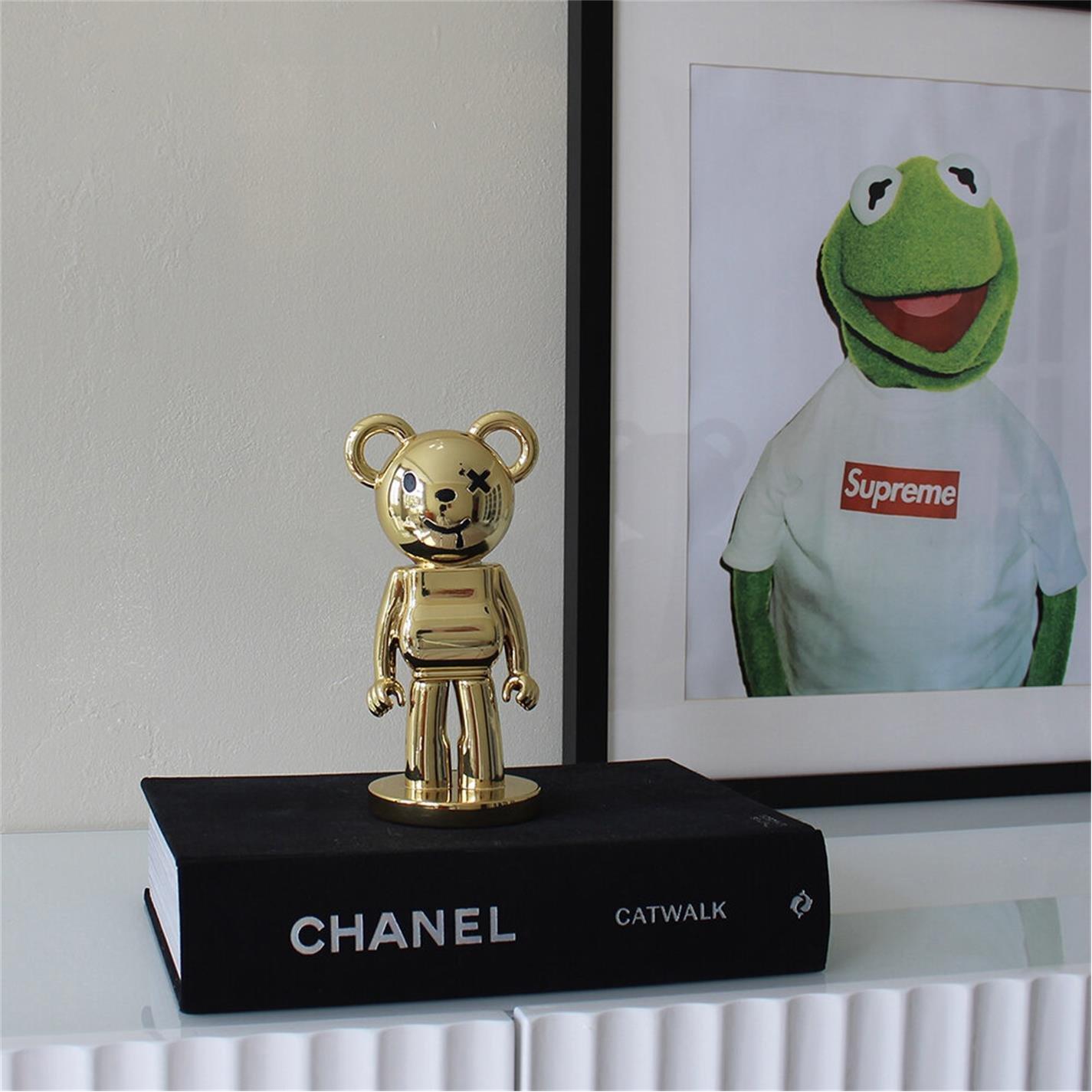 Gold - Bag and Bones - Bearmouse Sculpture - 2