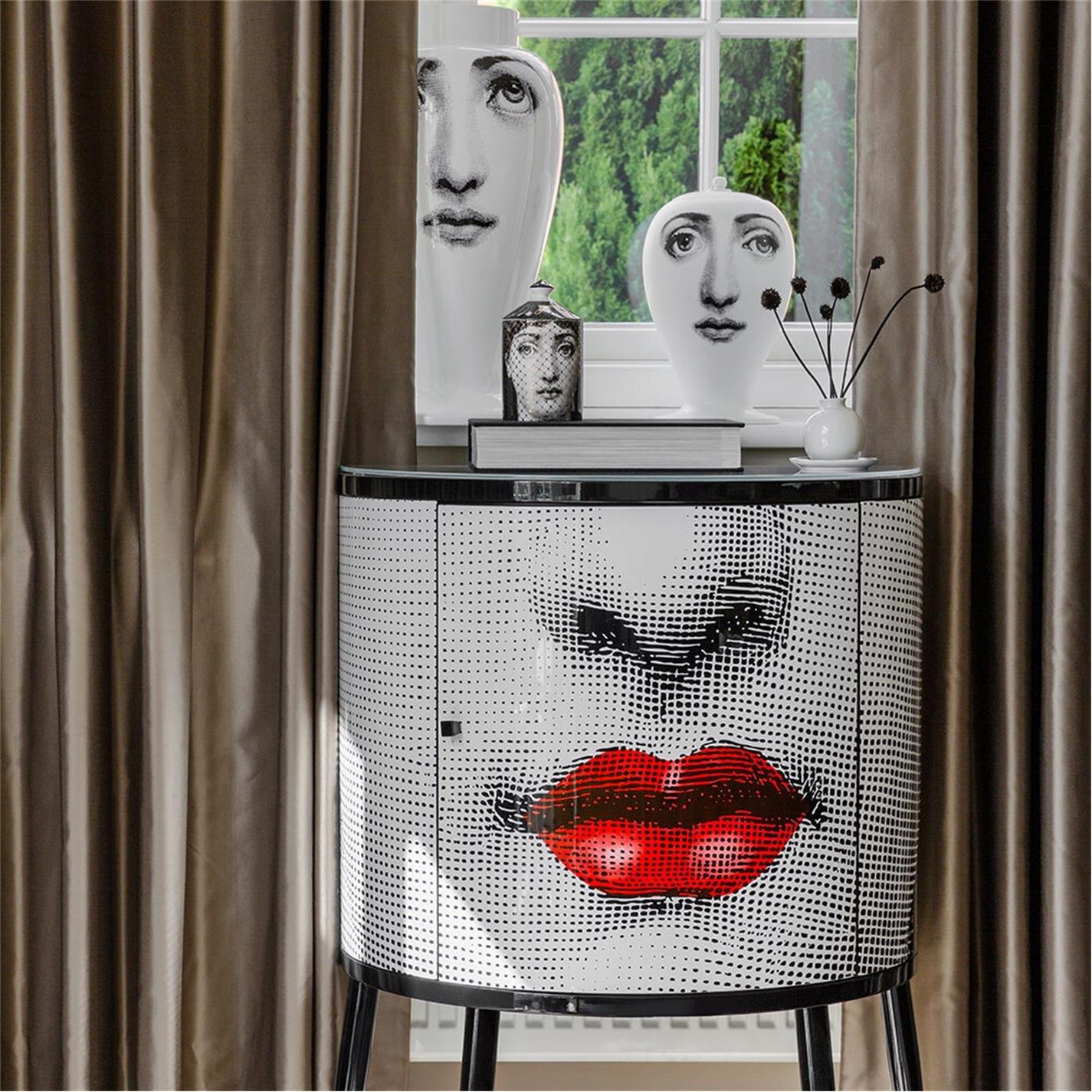 Black/White - Fornasetti - Bocca Console Table - 3