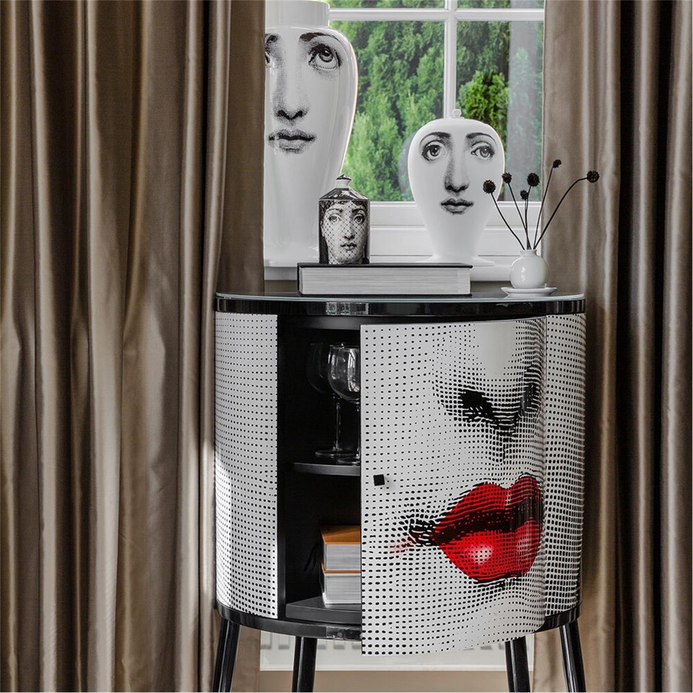 Black/White - Fornasetti - Bocca Console Table - 4