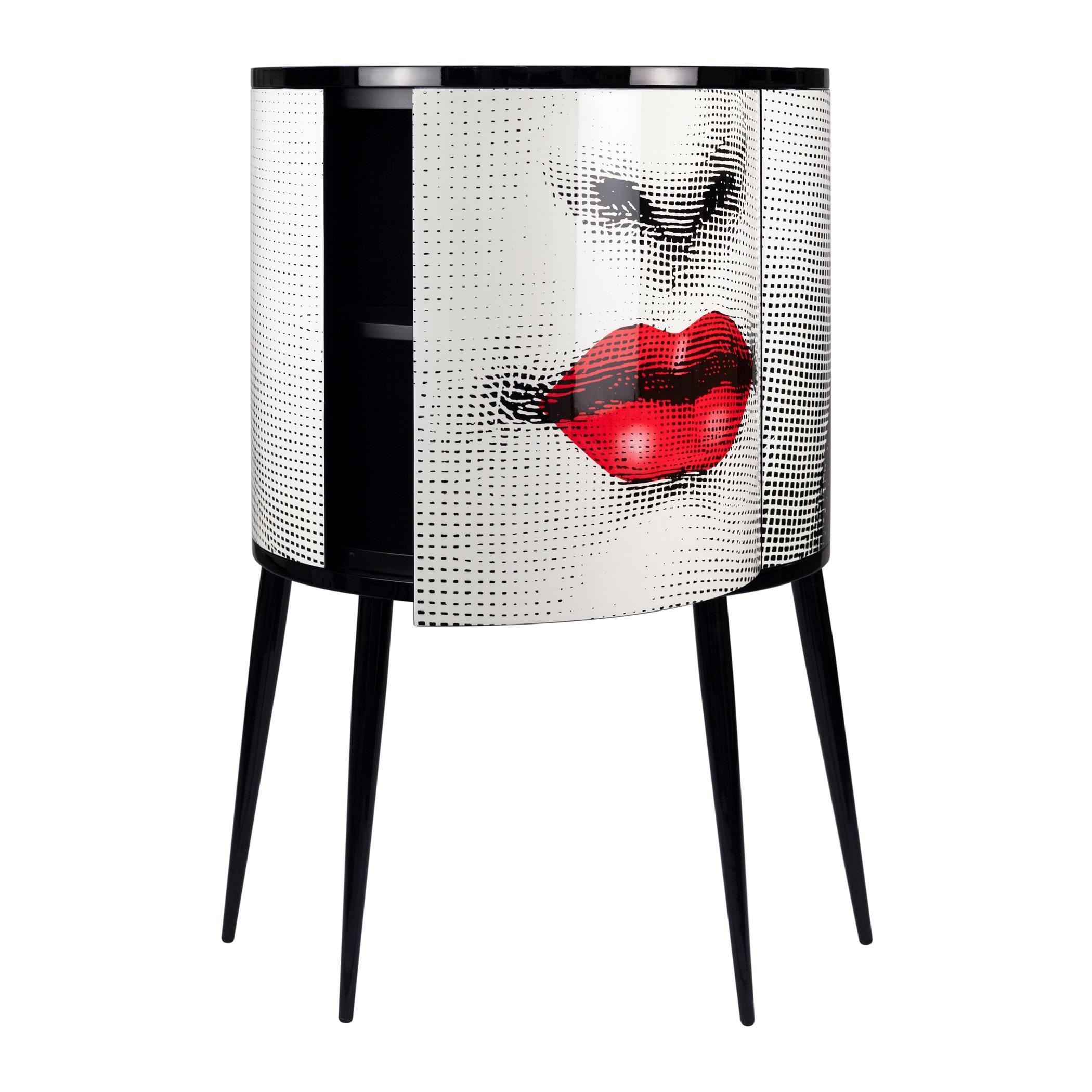 Black/White - Fornasetti - Bocca Console Table - 6