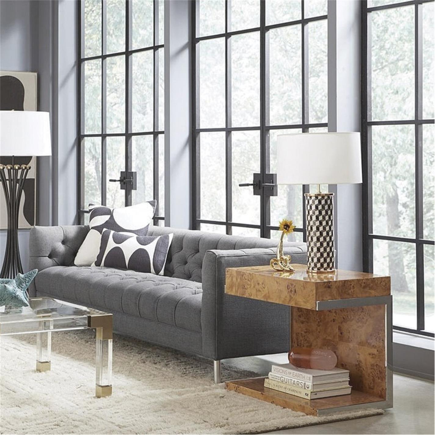 Brown - Jonathan Adler - JonathanAdler Bond Cantilevered Side Table - 4