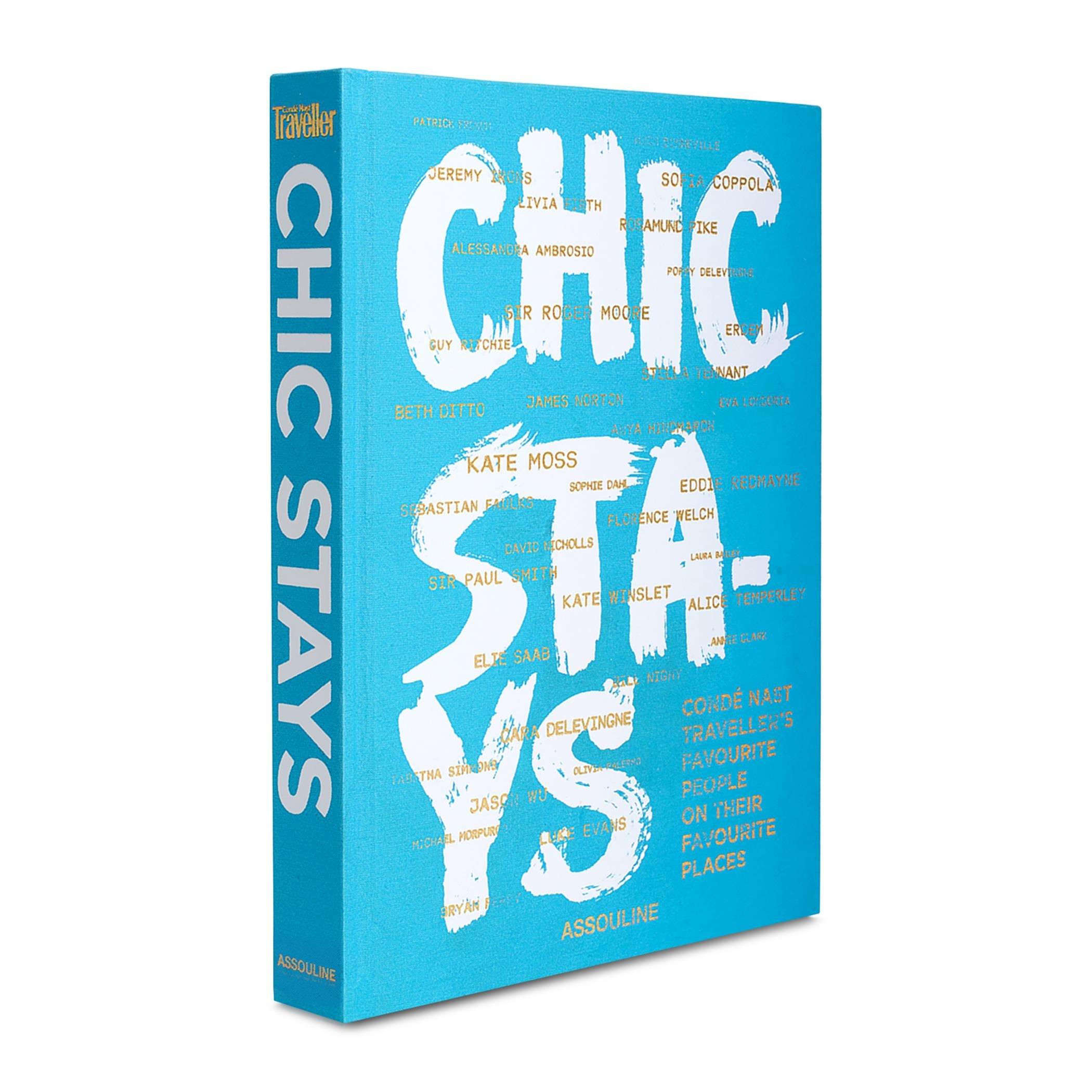 Assouline  Chic Stays Book - Blue