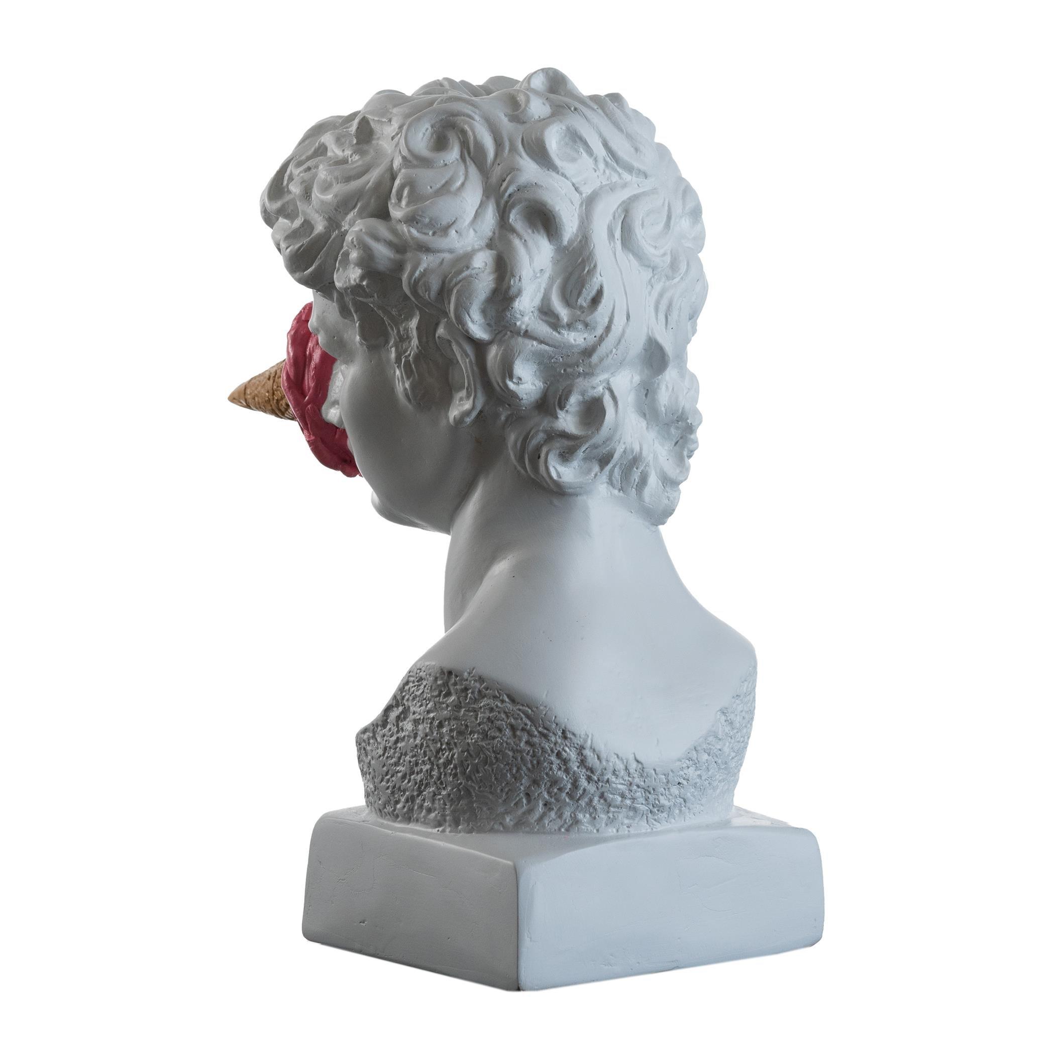 White - ArtChi - Gelato David Ice Cream Sculpture - 4