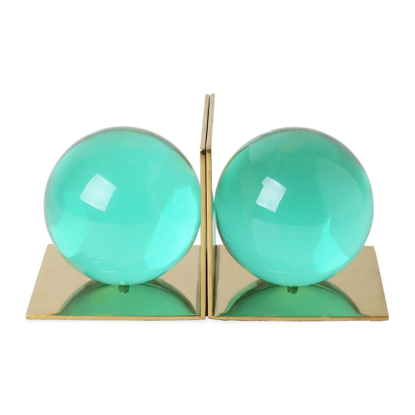 Green - Jonathan Adler - Globo Bookend Set - 3