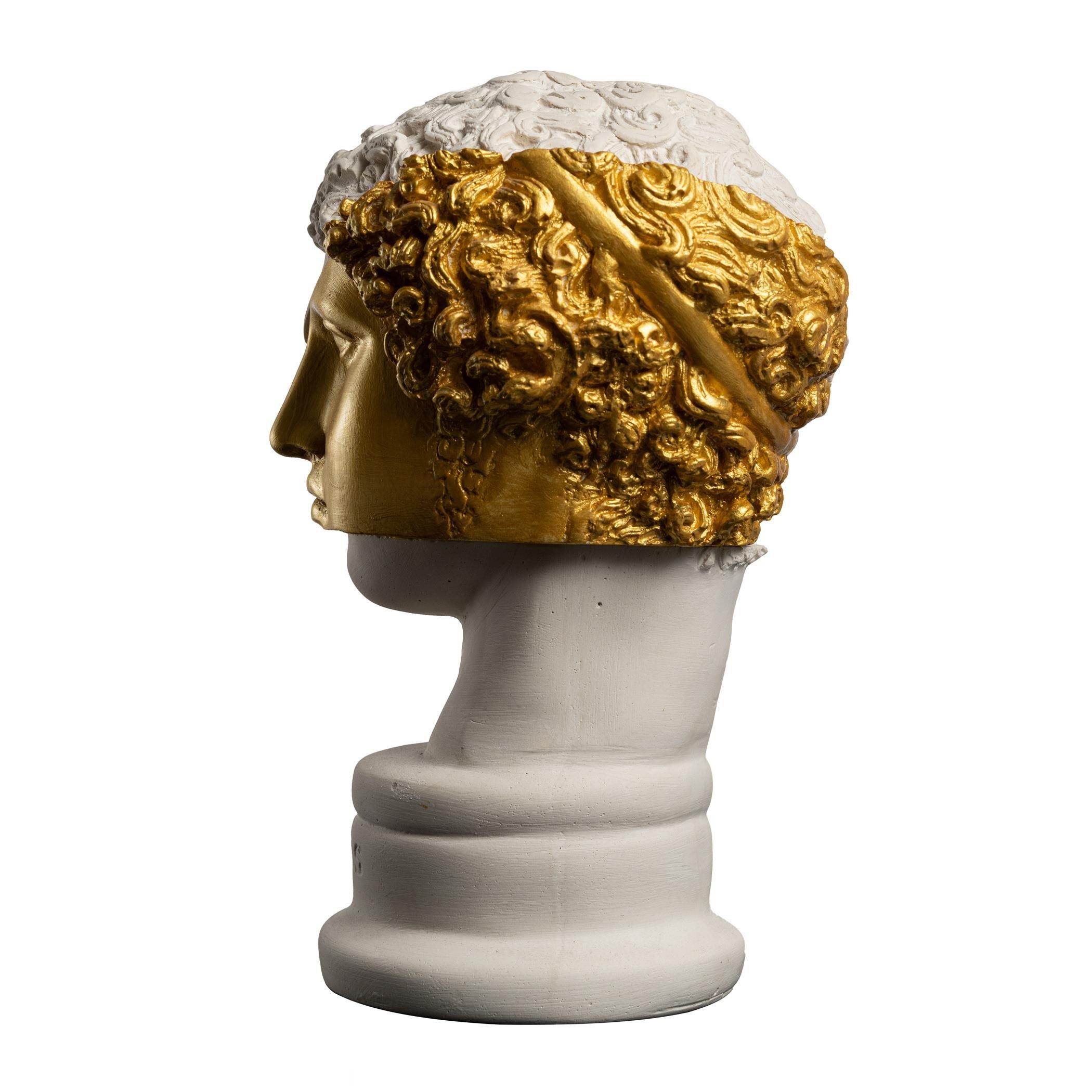 White/Gold - ArtChi - Golden Boy Hermes Sculpture - 4