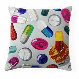 Jonathan Adler Happy Pills Beaded Cushion