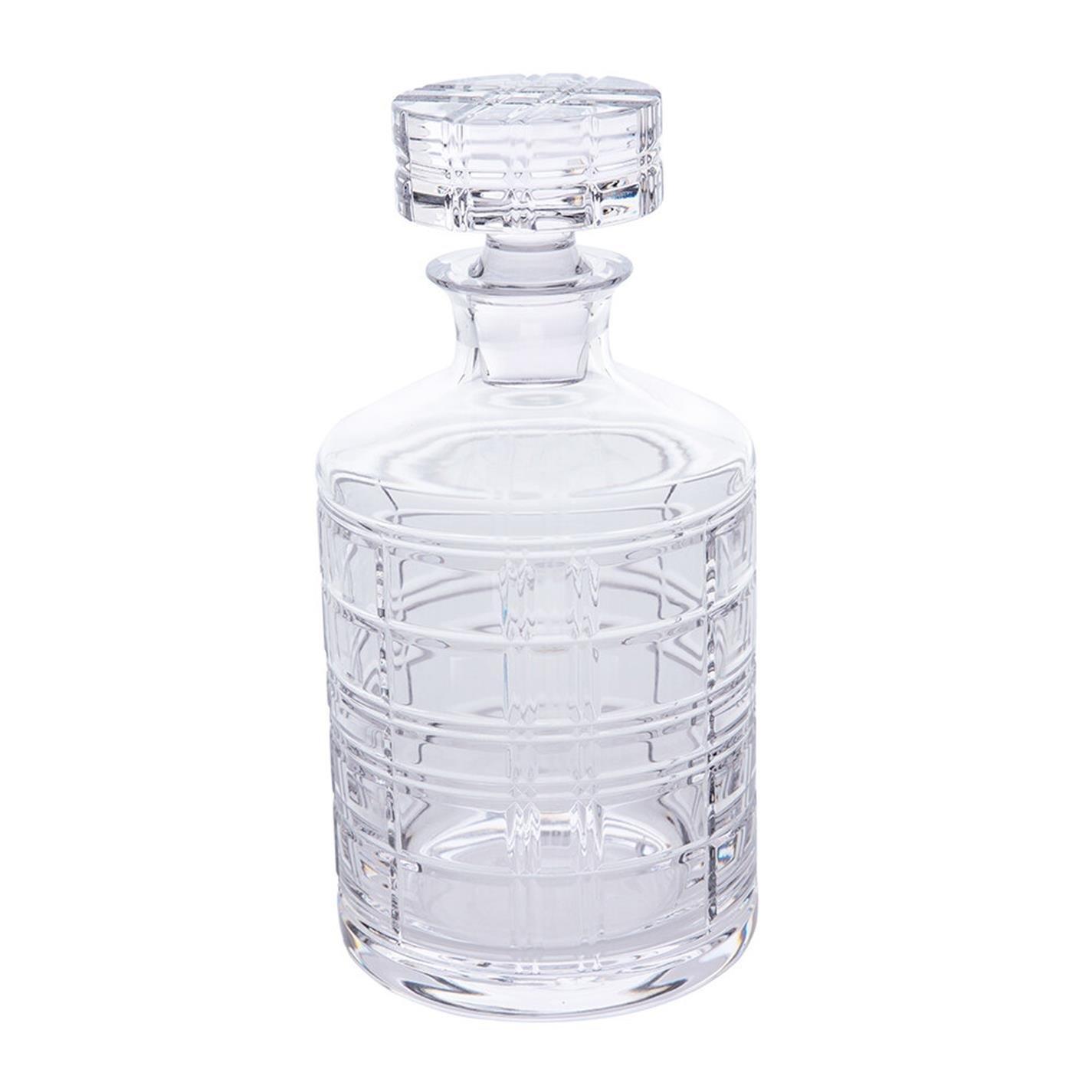 Clear - Ralph Lauren Home - RalphLaurenHome Hudson Plaid Decanter - 2