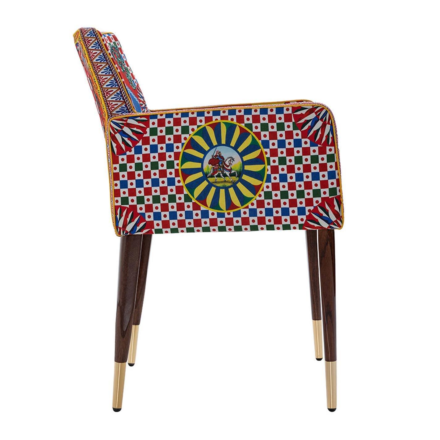 Multicoloured - Dolce and Gabbana Casa - Mimosa Dining Chair - 7